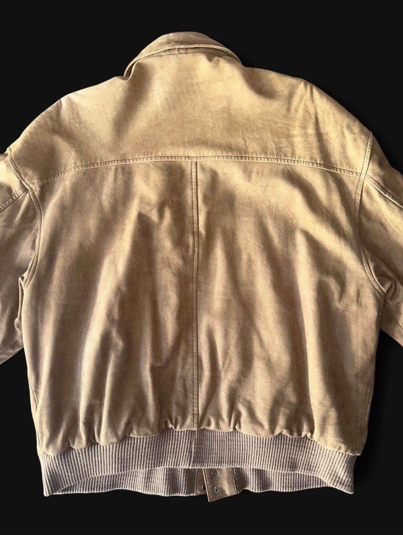 Other Urban Cowboy Vintage Brown Leather Bomber Jacket Size US L / EU 52-54 / 3 - 4 Thumbnail