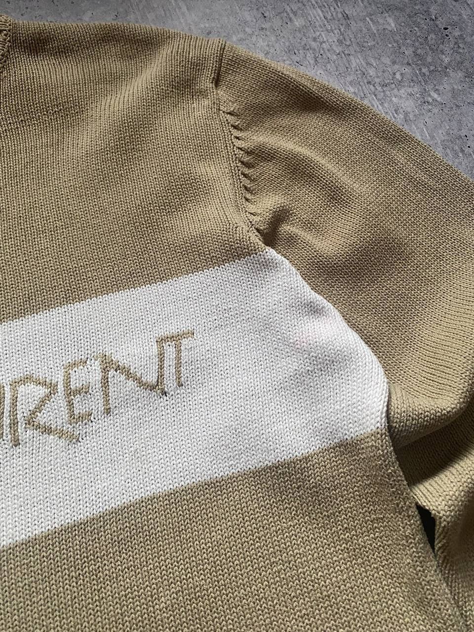 Yves Saint Laurent Vintage Yves Saint Laurent YSL Mens Biglogo Sweater Size S Size US S / EU 44-46 / 1 - 4 Thumbnail