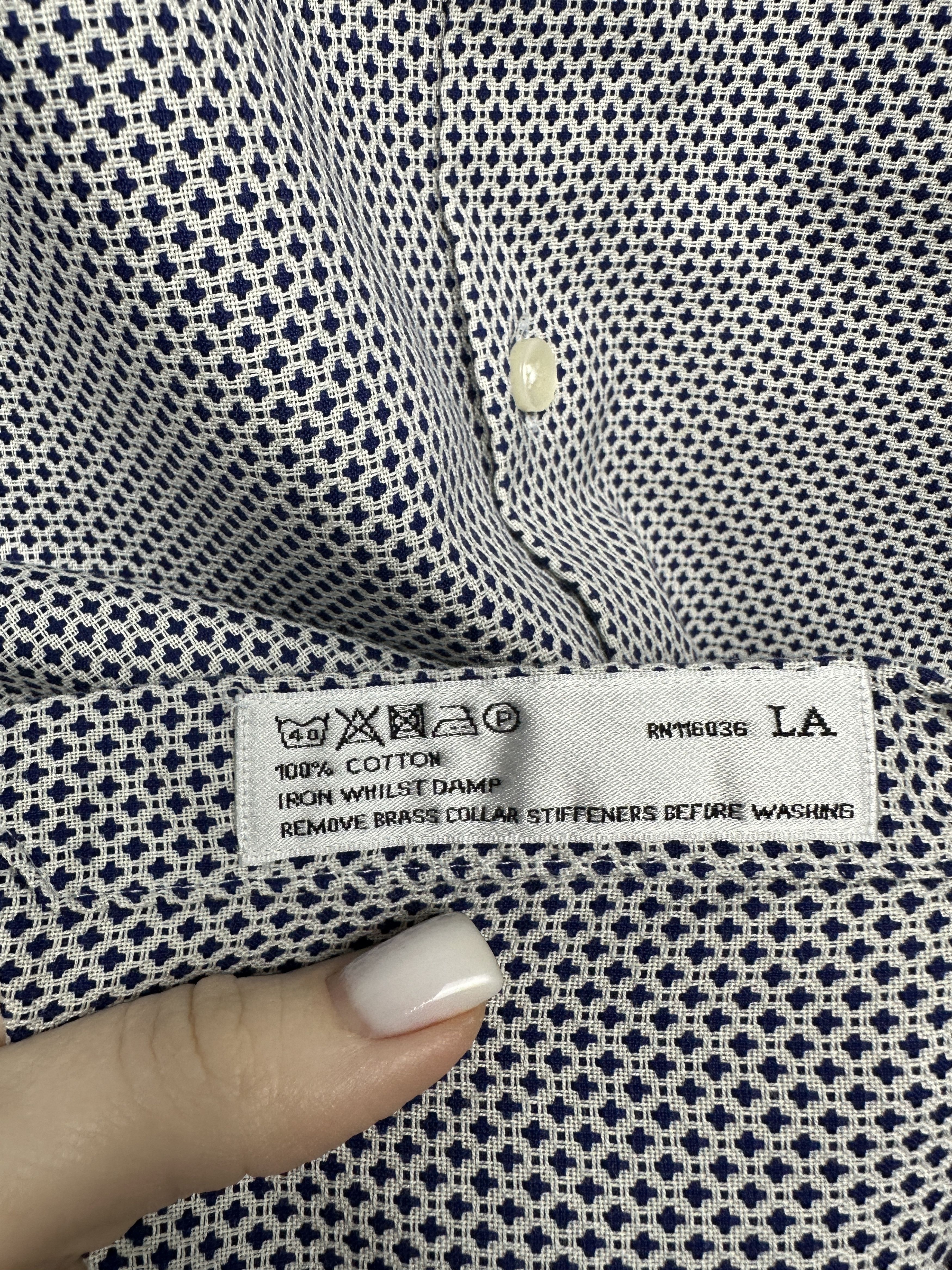 Charles Tyrwhitt Charles Tyrwhitt Mens Long Sleeve Shirt Size US XL / EU 56 / 4 - 4 Thumbnail