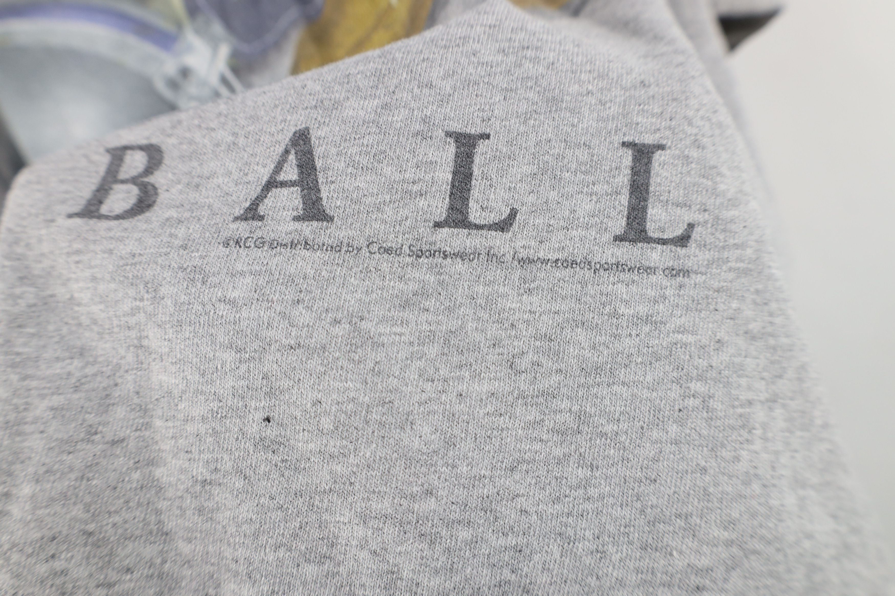 Vintage Vintage Y2K Spell Out It's All About Football T-Shirt Gray Size US XL / EU 56 / 4 - 12 Thumbnail