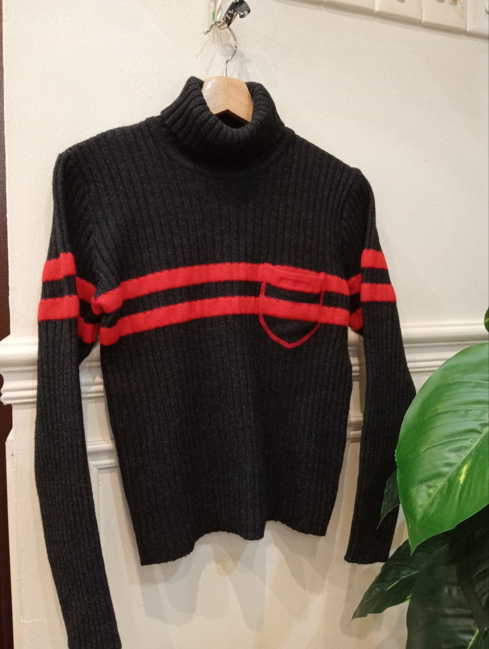 Dirk Bikkembergs DIRK BIKKEMBERGS LINE HIGH NECK KNIT SWEATER Size US S / EU 44-46 / 1 - 3 Thumbnail