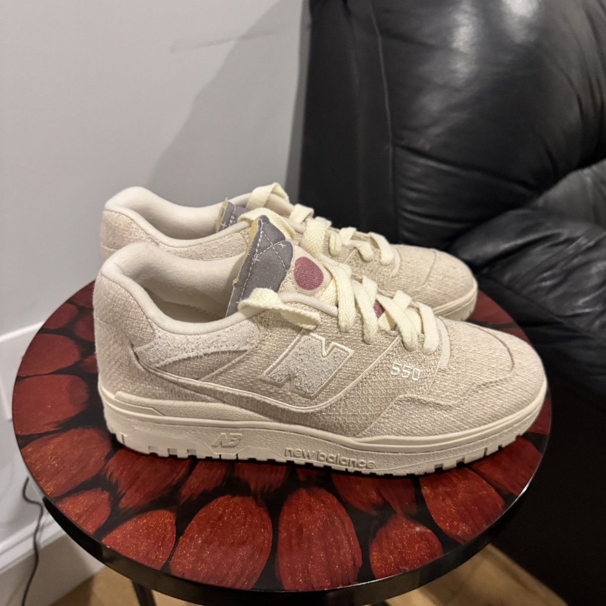 New Balance New Balance 550 BB550THA Beige Canvas Sneakers | Size 8 Size US 8 / EU 41 - 2 Thumbnail