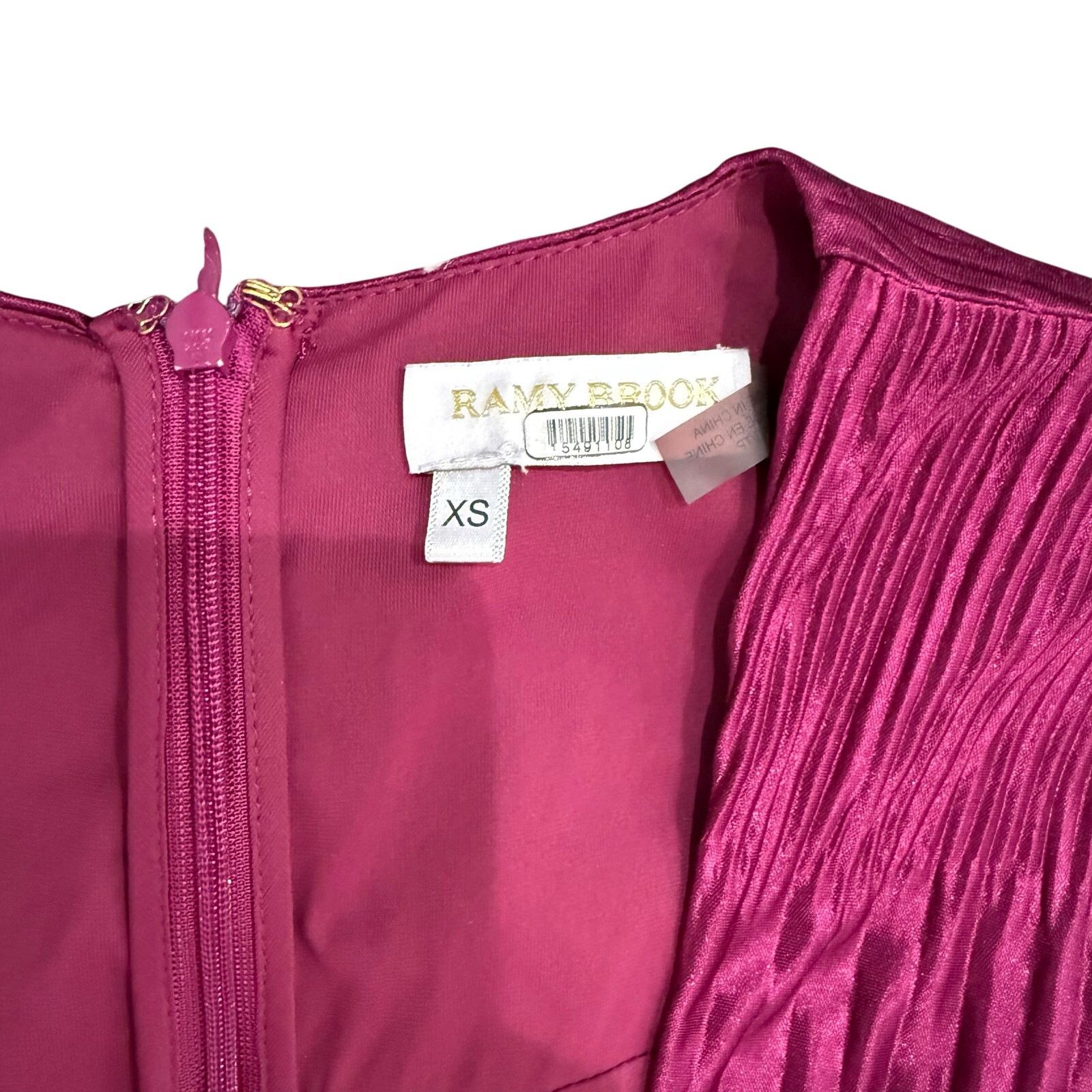 Ramy Brook Ramy Brook Kimberly Pleated Maxi Dress in Purple, Size XS Size XS / US 0-2 / IT 36-38 - 8 Thumbnail