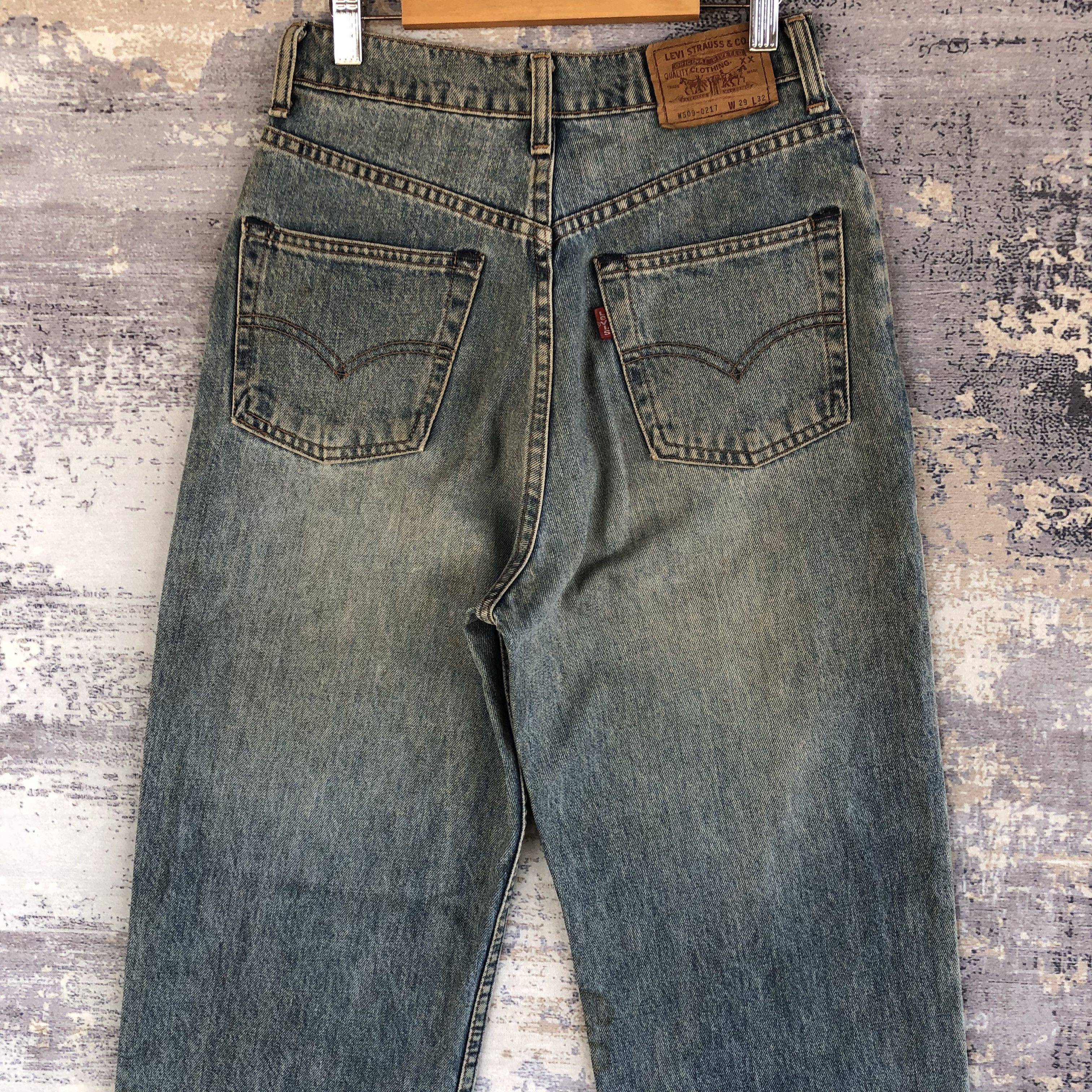 Levi's Vintage Levis 509 Jeans Dirty Levis 509 Denim Pants Size 24" / US 00 / IT 34 - 4 Thumbnail
