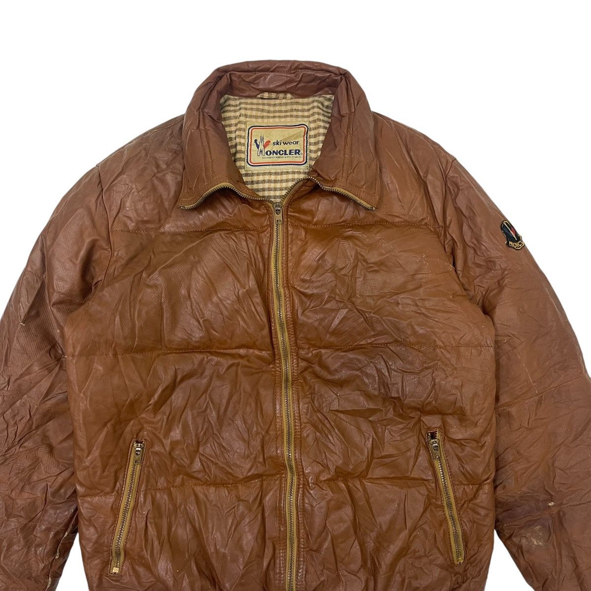 Moncler ⚡️Vintage Moncler Asics Cowhide Down Jacket Size US S / EU 44-46 / 1 - 8 Thumbnail