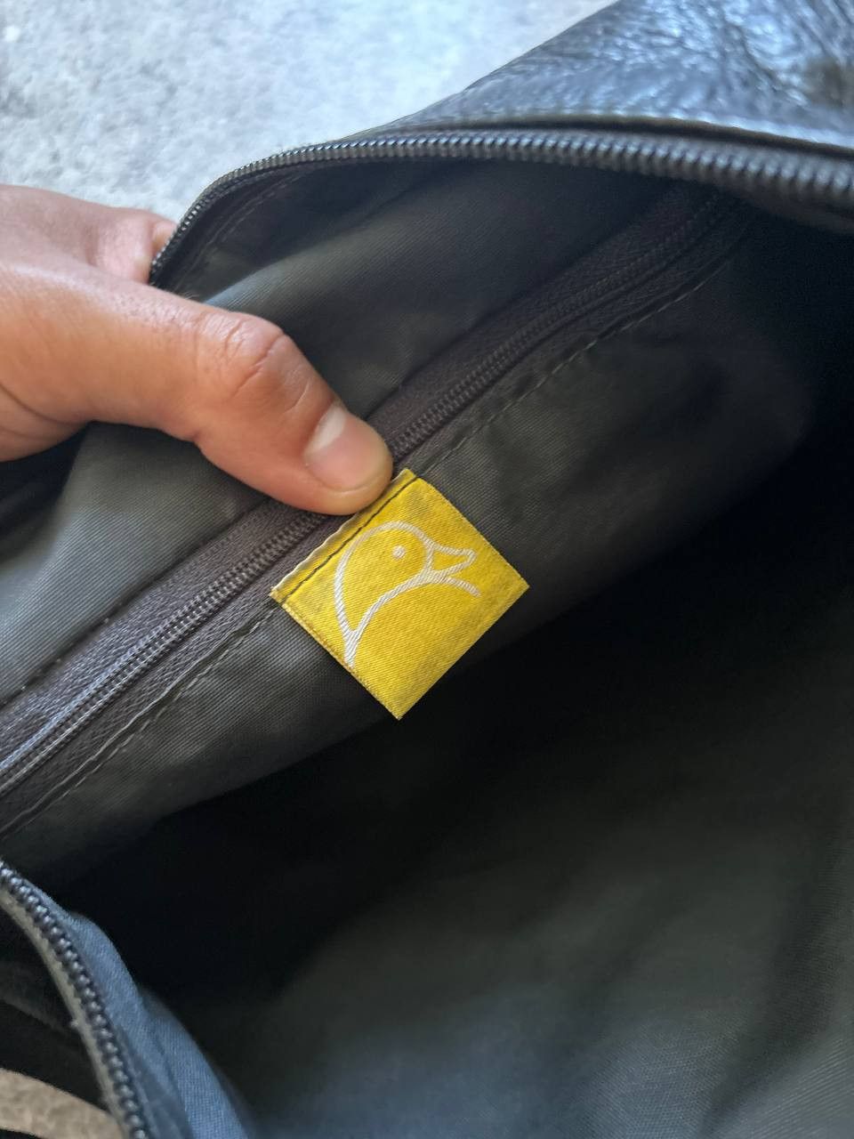 Mandarina Duck Mandarina Duck Yohji Type Japanese Pattern Leather Bag Size 32 - 8 Thumbnail