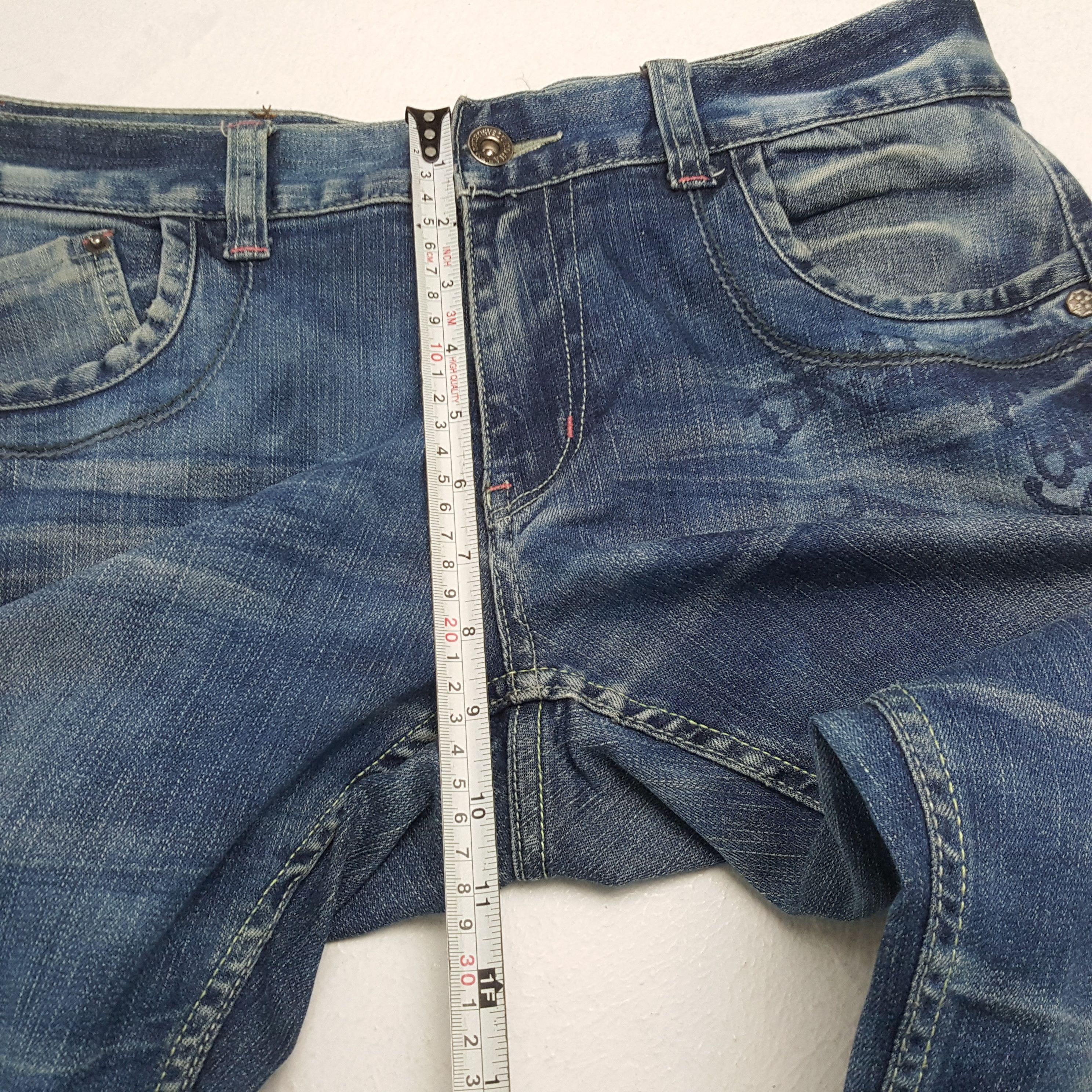 Christian Audigier × Ed Hardy × Vintage ED HARDY Skulls Design Rock Punk Streetwear Style Jeans Size US 32 / EU 48 - 8 Thumbnail