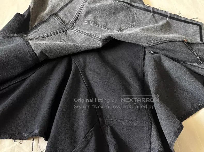 Junya Watanabe Junya Watanabe Size XS Deconstructed Denim Fish Tail Skirt Size 23" - 8 Thumbnail
