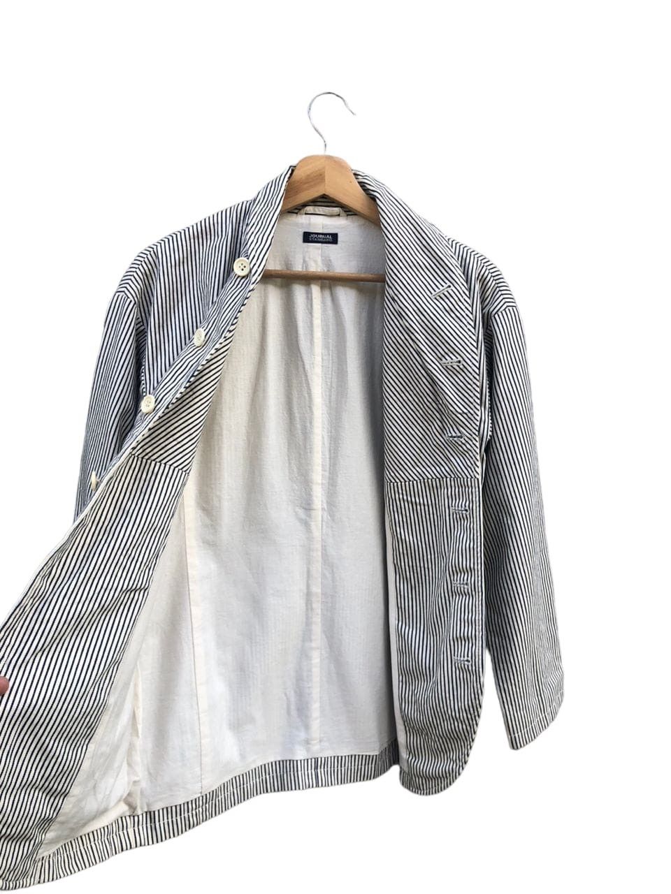 Journal Standard × Vintage Vintage Journal Standard Hickory Workwear Button Jacket Size US S / EU 44-46 / 1 - 3 Thumbnail
