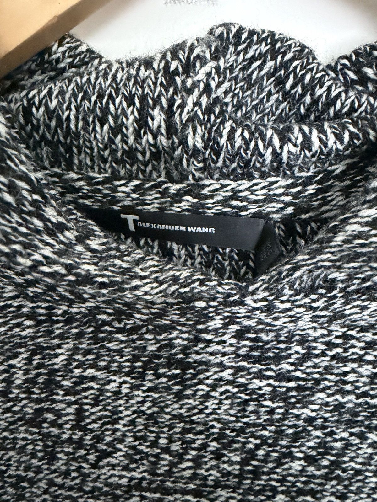 T by Alexander Wang T by Alexander Wang Knit Melange Pullover Hoodie Size S / US 4 / IT 40 - 2 Thumbnail