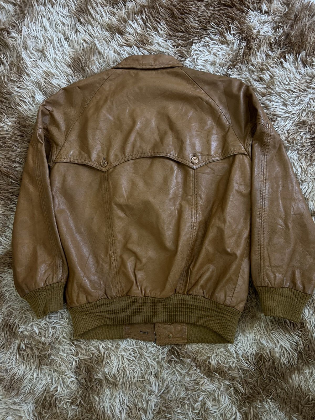 Japanese Brand 🇯🇵 Vintage Japanese Cowhide Bomber Jacket Size US L / EU 52-54 / 3 - 5 Thumbnail