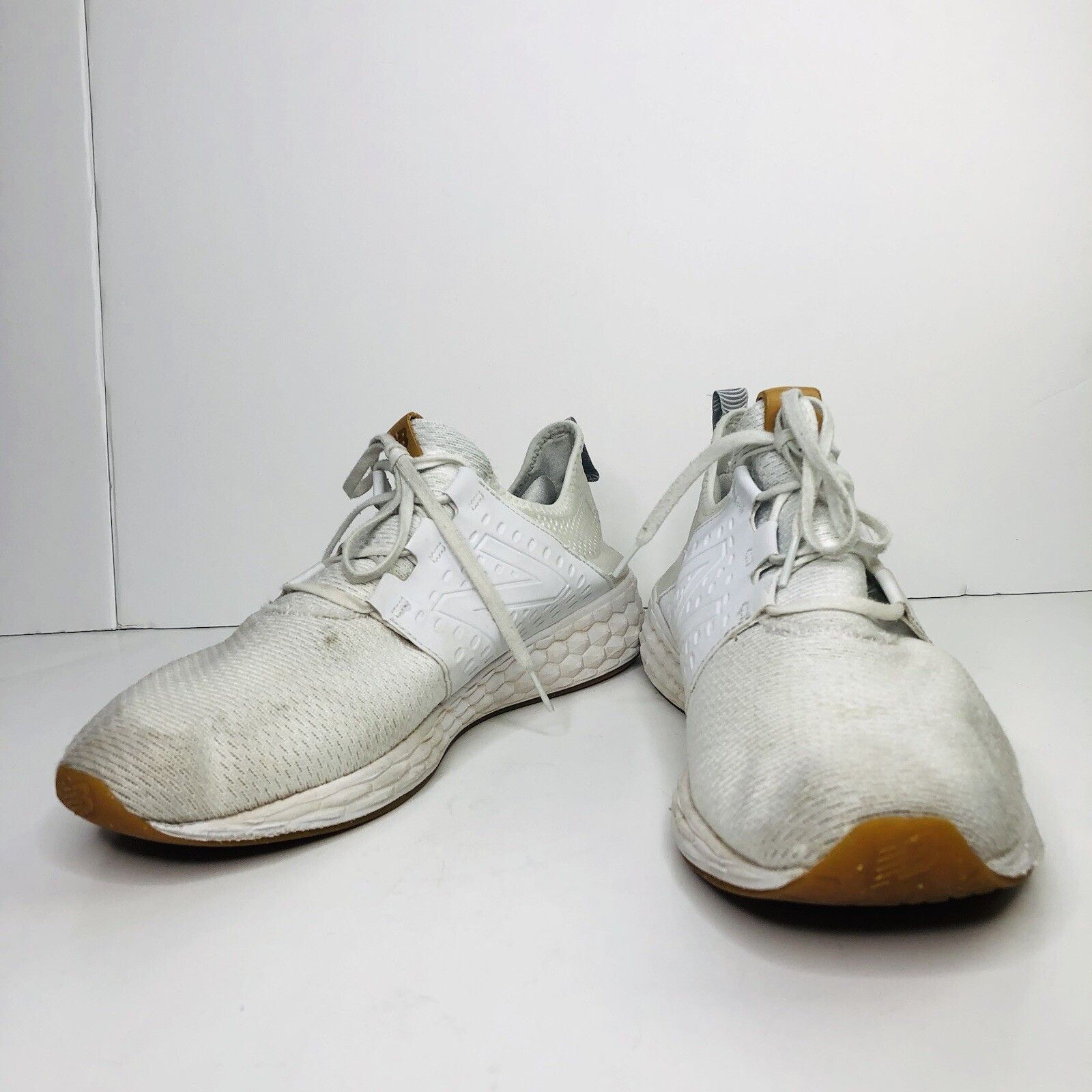 New Balance NB Fresh Foam Cruz V1 White Athletic Sneakers 14 Castlerock Size US 14 / EU 47 - 2 Thumbnail