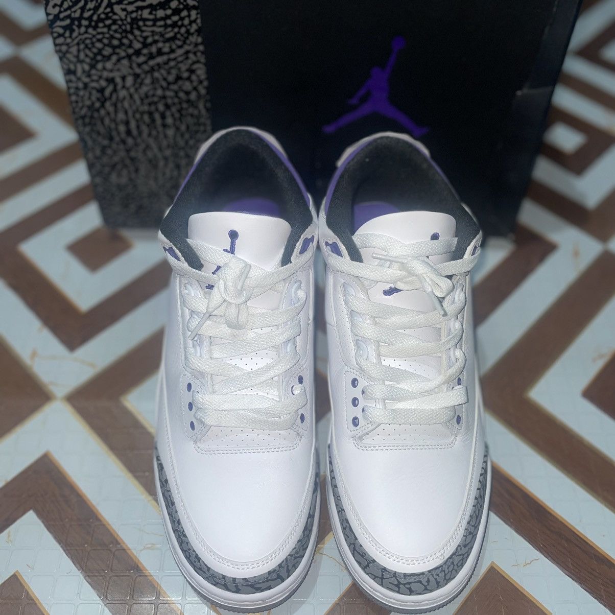 Jordan Brand Air Jordan 3- Dark Iris Size US 10.5 / EU 43-44 - 3 Thumbnail