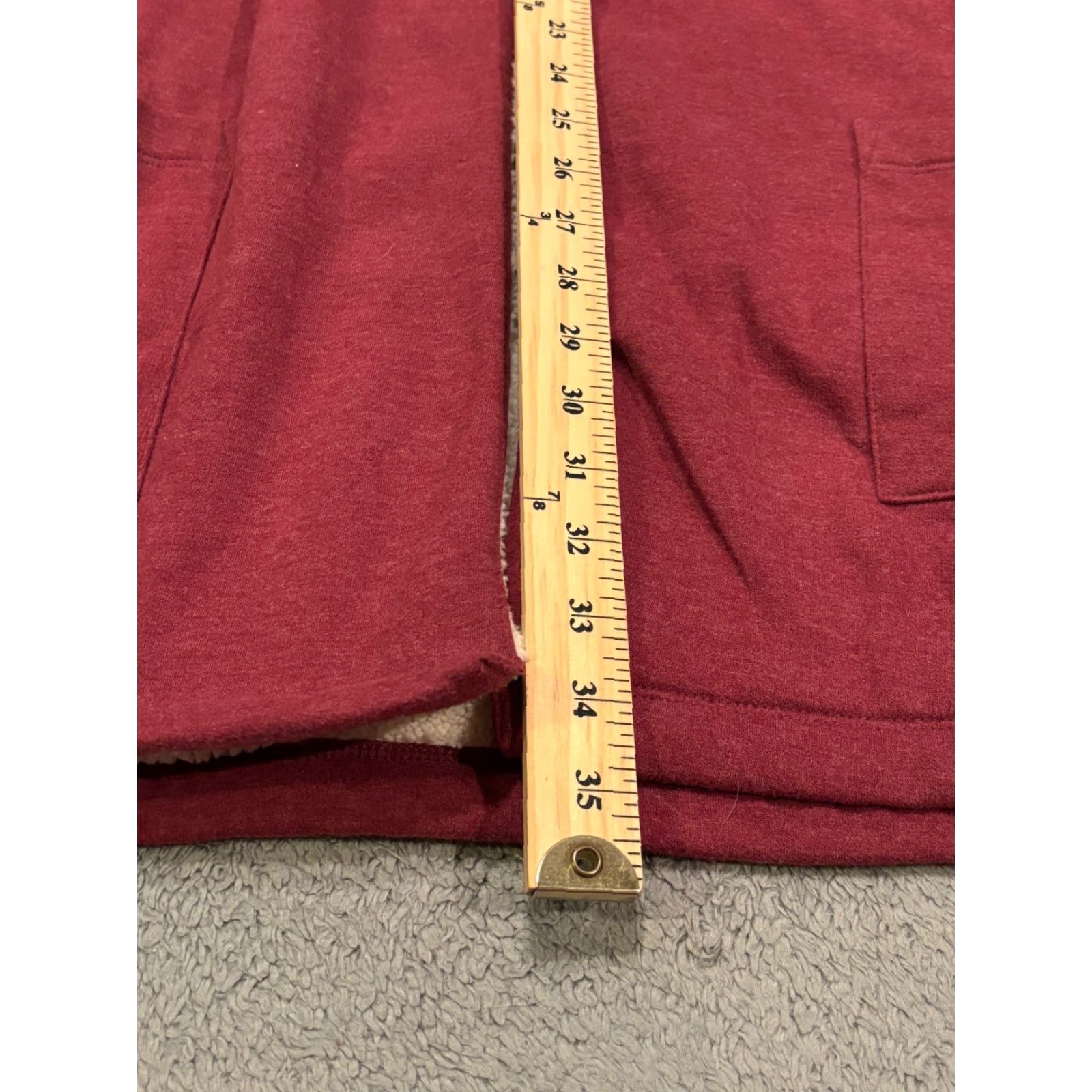 Eddie Bauer Eddie Bauer Jacket Womens S Open Cardigan Red Sherpa Lined Comfort Casual Soft Size S / US 4 / IT 40 - 4 Thumbnail