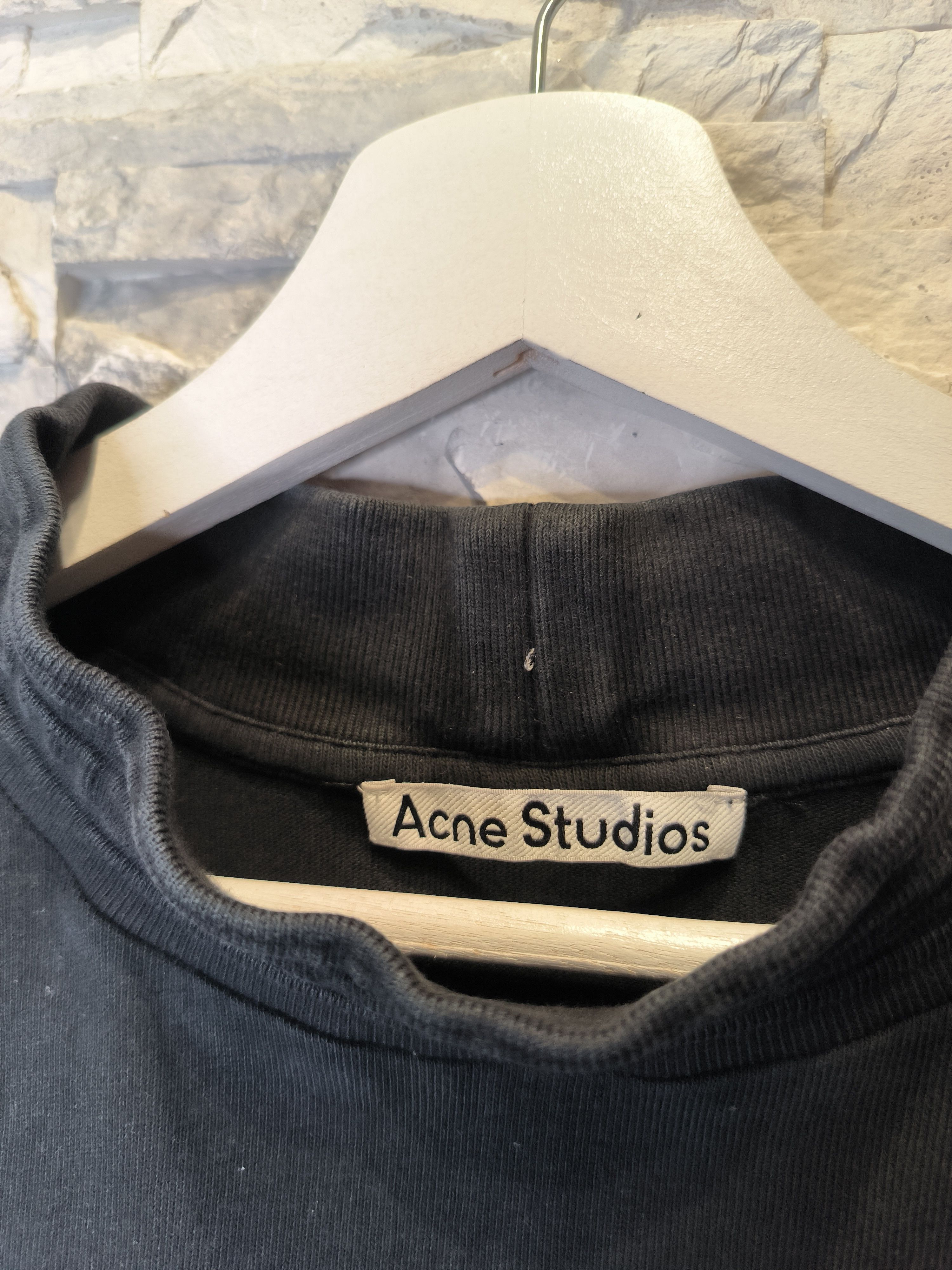 Acne Studios Acne Studios Flogho T-Shirt Oversize Tee Black Size US M / EU 48-50 / 2 - 5 Thumbnail