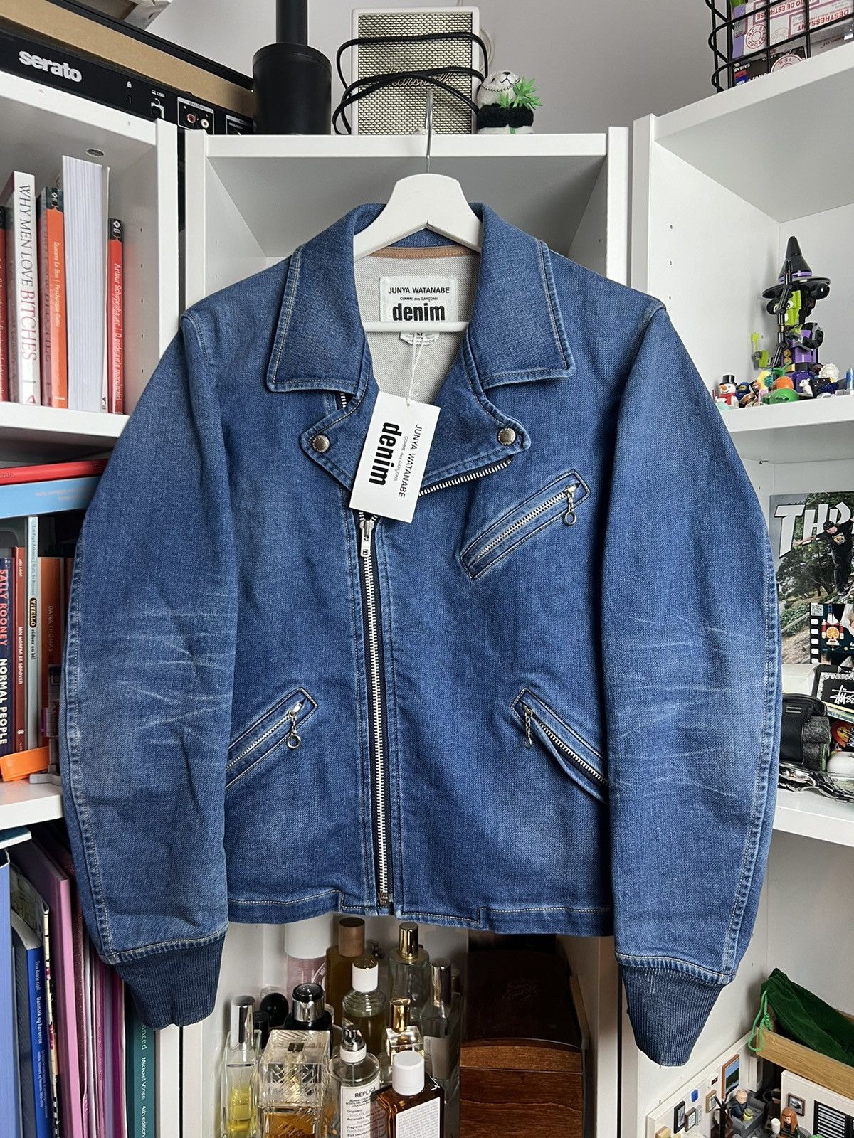 Japanese Brand × Junya Watanabe Junya Watanabe DENIM cropped boxy ramones jacket M archive Size US M / EU 48-50 / 2 - 1 Thumbnail