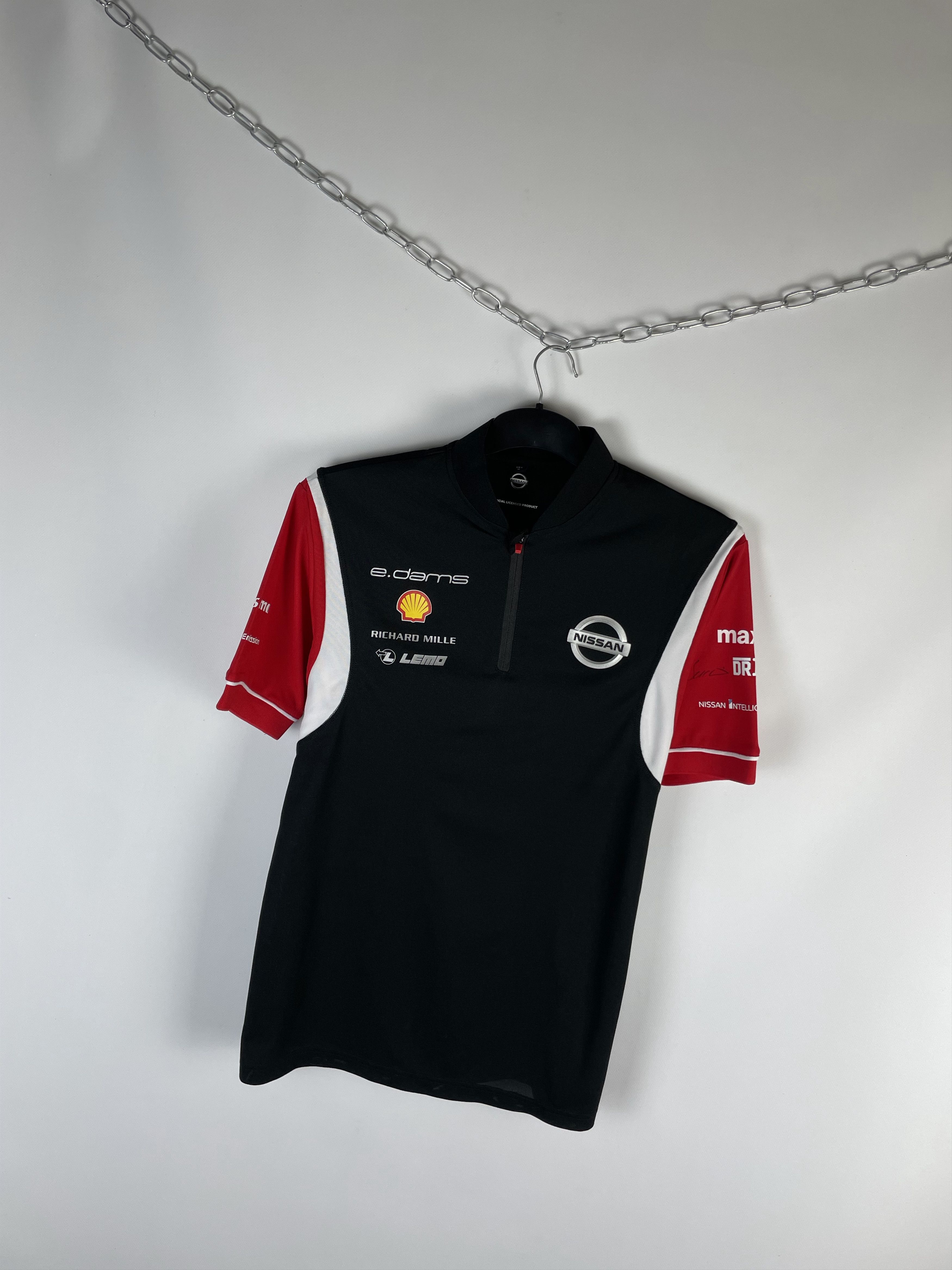 Japanese Brand × Vintage Nissan Racing T Shirt Mens M Shell Japan Pirelli Sparco MOTO Size US M / EU 48-50 / 2 - 2 Thumbnail