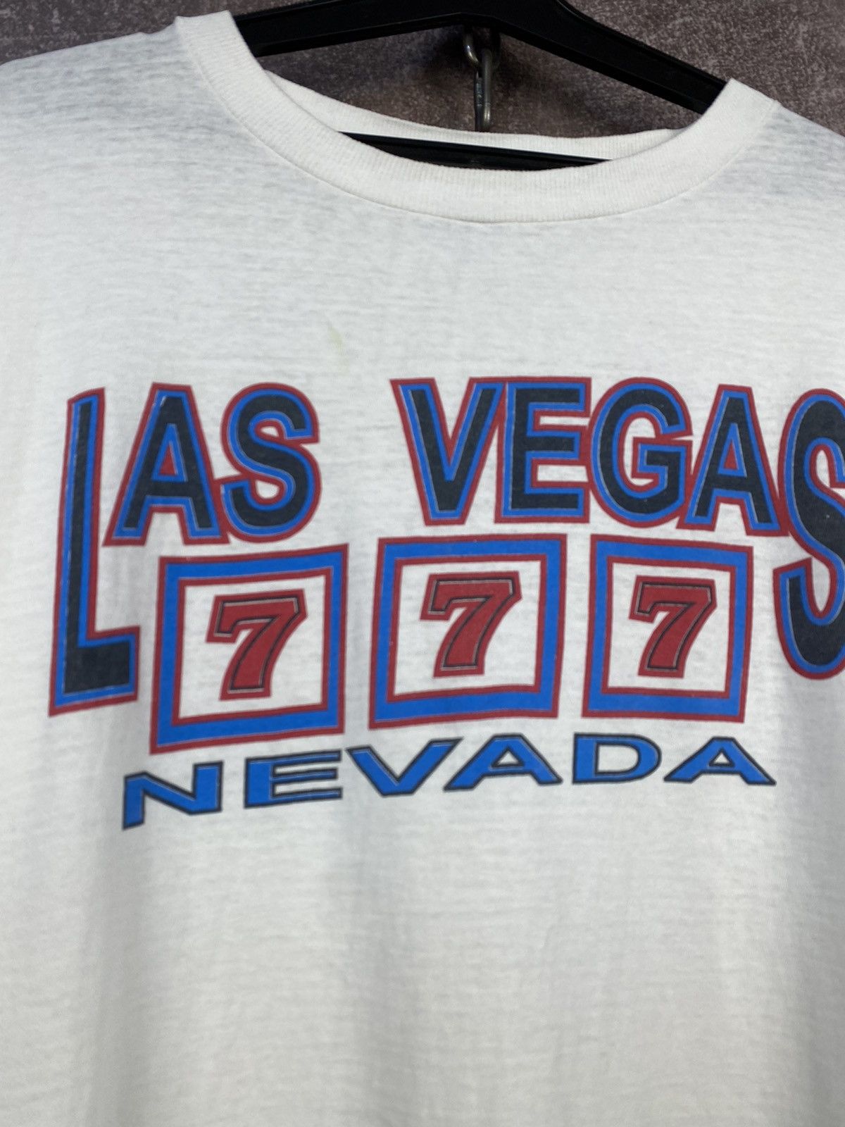 Japanese Brand × Vintage 🌴Vintage T-shirt Tultex Las Vegas Nevada Tee 90s‼️🌴 Size US L / EU 52-54 / 3 - 3 Thumbnail