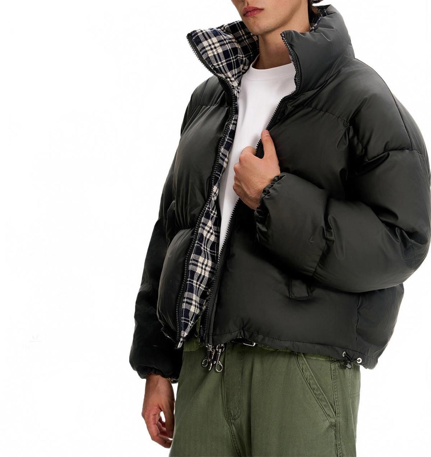 Japanese Brand Black Reversible Cotton-Padded Puffer Jacket Size US M / EU 48-50 / 2 - 3 Thumbnail