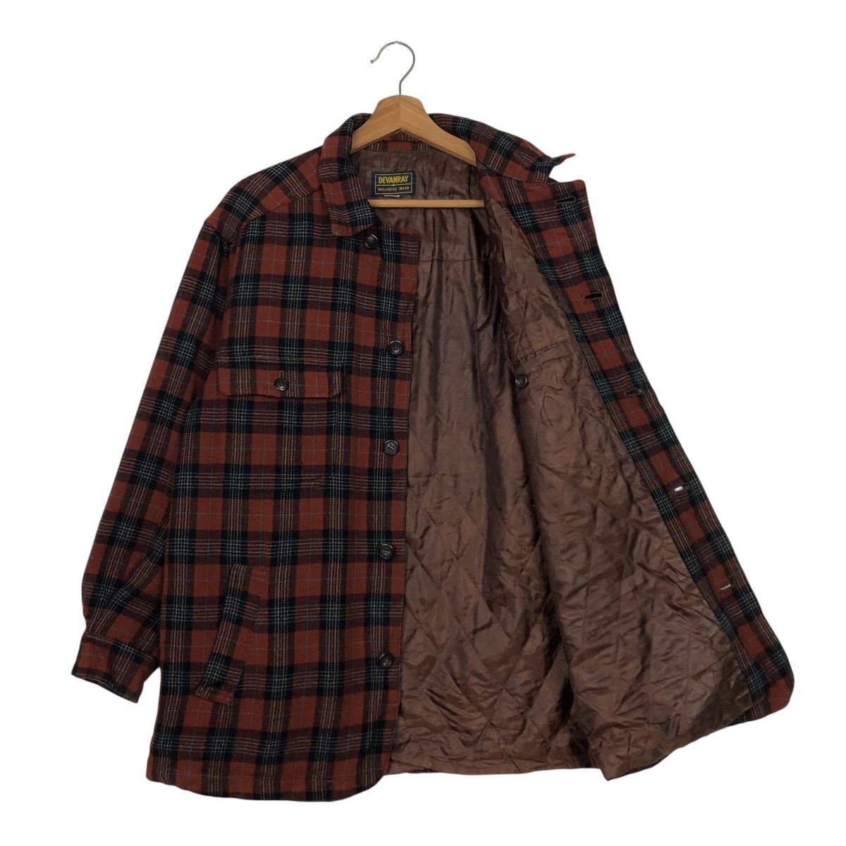 Japanese Brand 📌Vintage Wool Jacket Tartan Design Devanray Issey Miyake Size US M / EU 48-50 / 2 - 12 Thumbnail