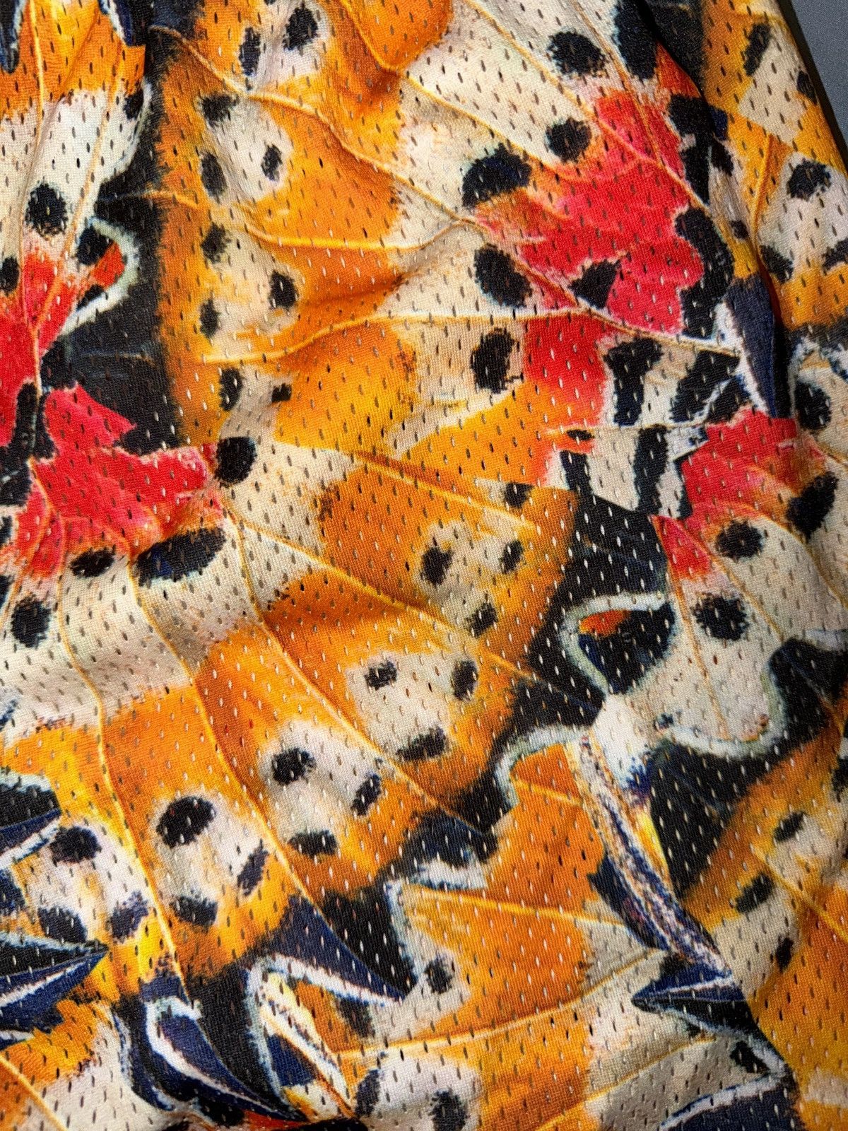 Eric Emanuel Eric Emanuel Orange Butterfly Mesh Shorts Size US 32 / EU 48 - 2 Thumbnail