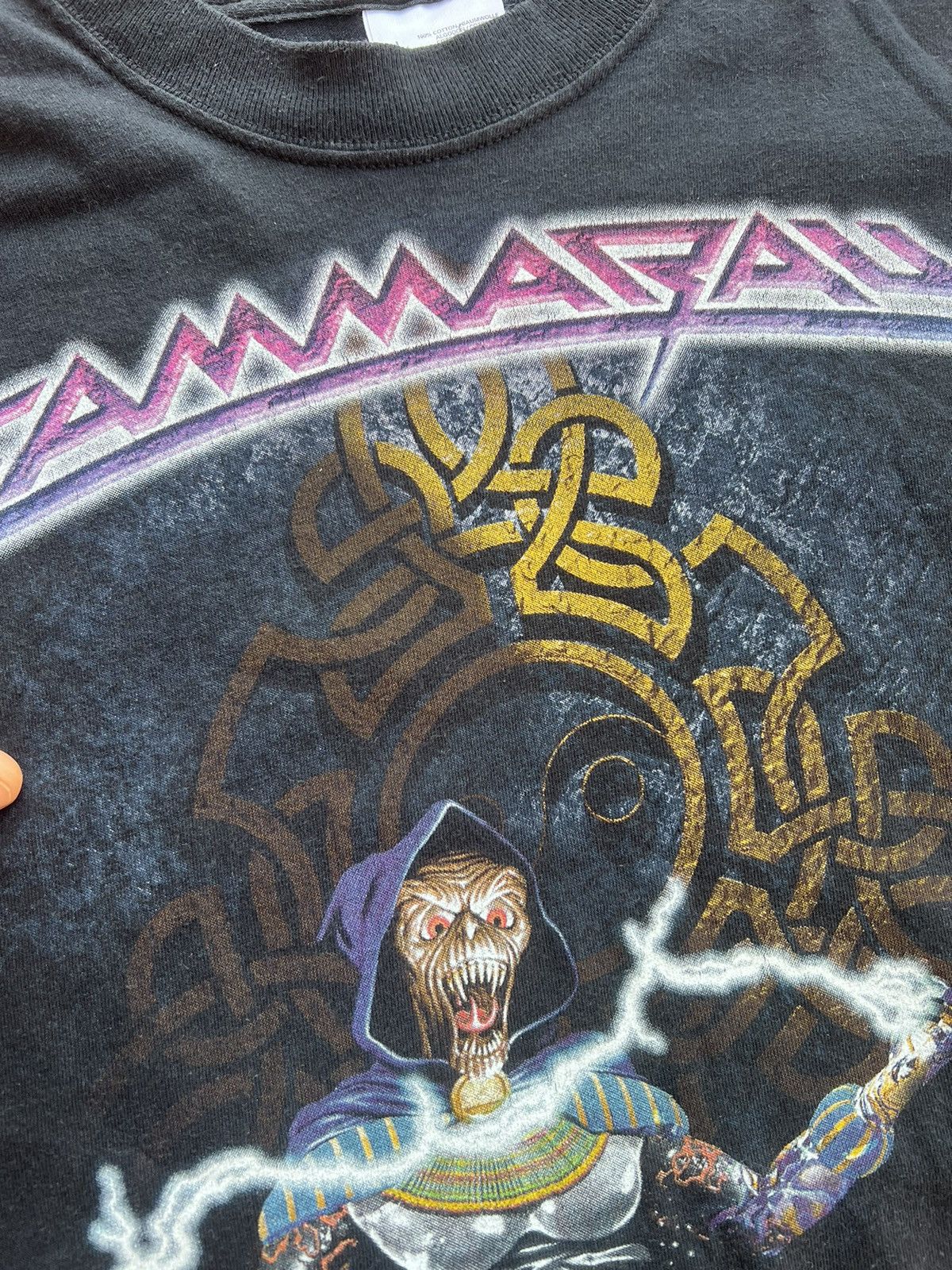 Band Tees × Vintage Vintage 90's Gammaray 1999 T-Shirt Tour Concert Size US L / EU 52-54 / 3 - 6 Thumbnail