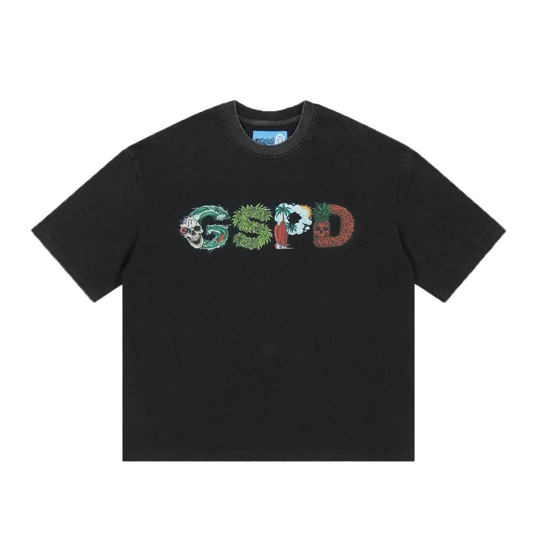 Godspeed Surfs Up Tee Black Size US S / EU 44-46 / 1 - 1 Thumbnail