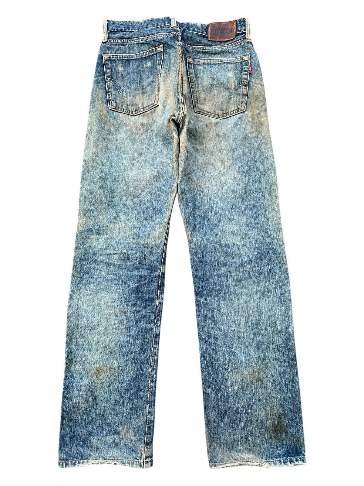 Kapital VINTAGE EDWIN 505XX SELVEDGE RUSTY MUDWASH DISTRESSED DENIM Size US 29 - 2 Thumbnail
