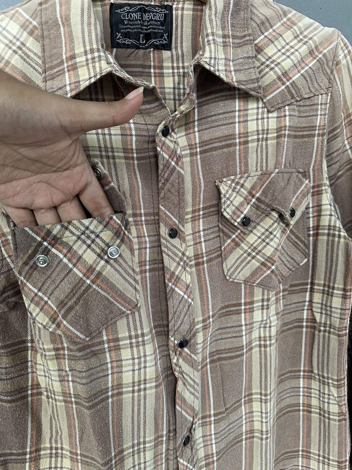 Hysteric Glamour JAPANESE POEM MASTERIALIZE CROSS SHIRT IFSIX PUNK STYLE Size US M / EU 48-50 / 2 - 6 Thumbnail