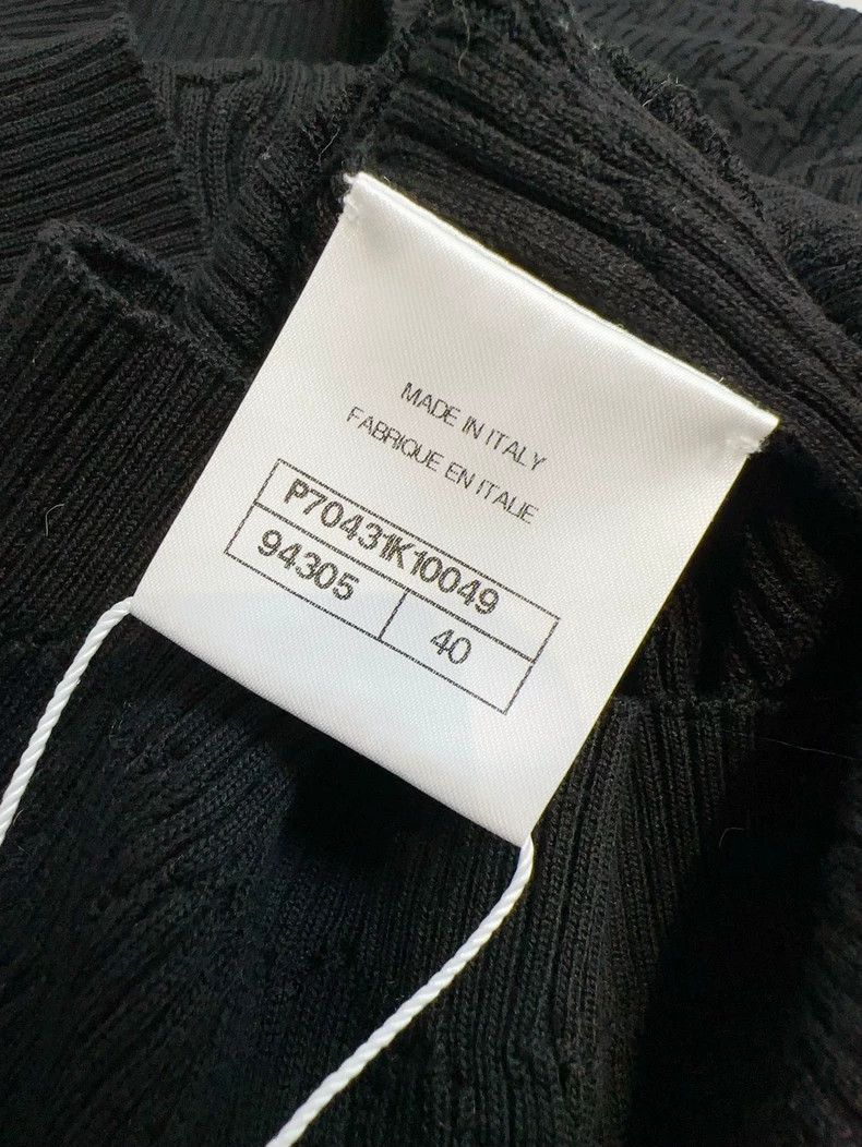 Chanel Chanel Black diamond check full double C knitted logo shor Size S / US 4 / IT 40 - 7 Thumbnail