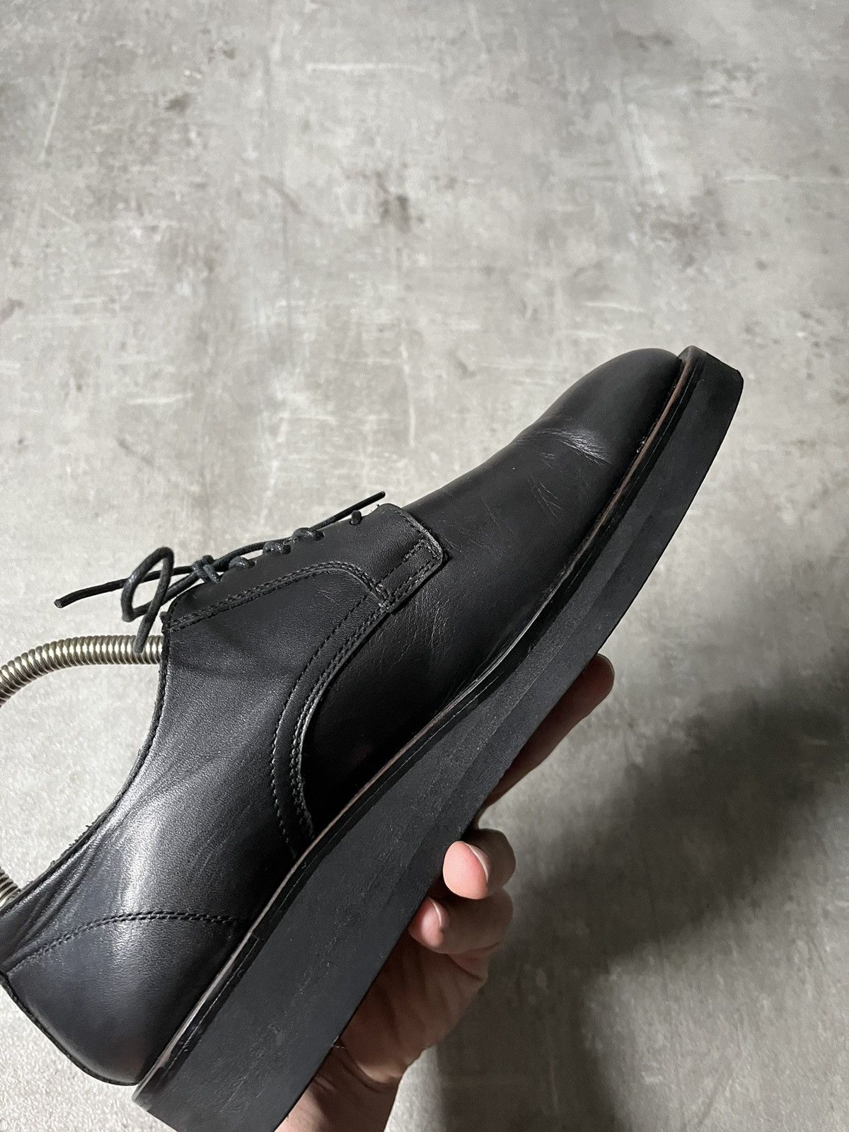 Yohji Yamamoto Yohji Yamamoto +NOIR black leather formal shoes Size US 8 / EU 41 - 14 Thumbnail