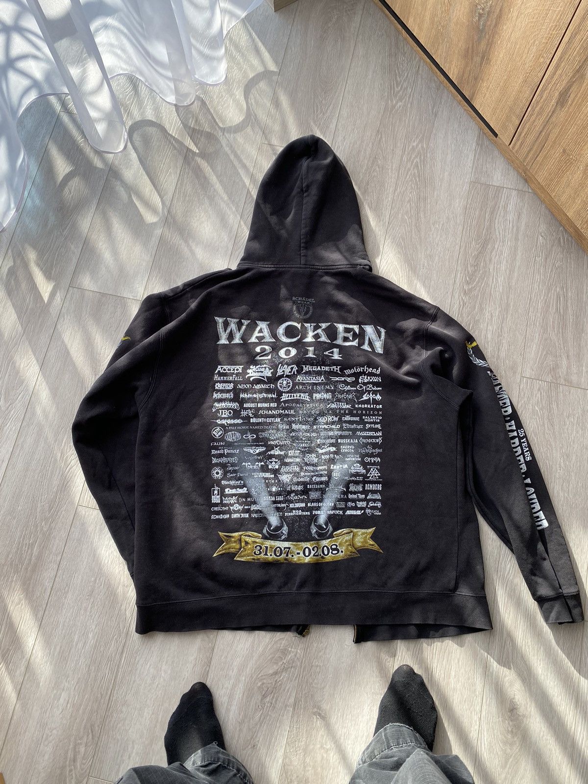 Band Tees × Vintage Wacken vintage band hoodie zip festival music Size US XL / EU 56 / 4 - 2 Thumbnail