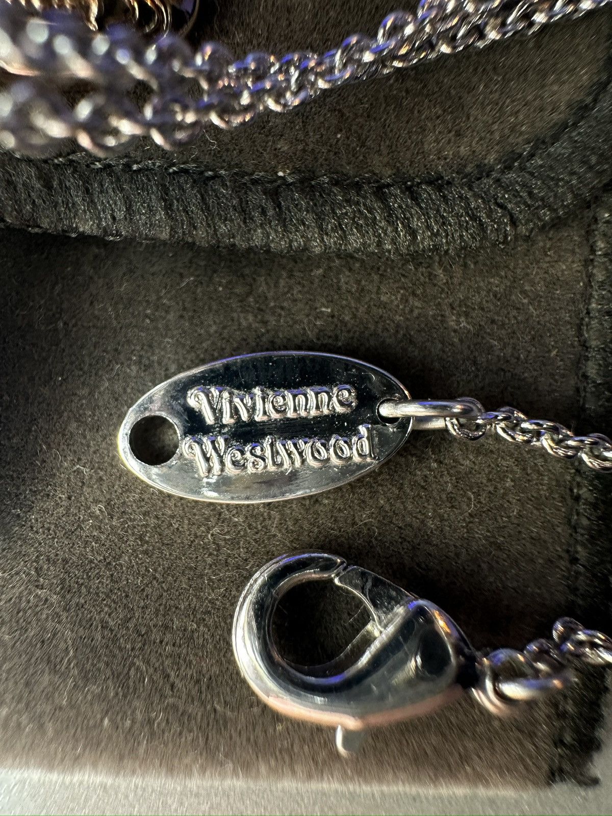 Vivienne Westwood Vivienne Westwood 3D Orb Rare pink silver Necklace Size ONE SIZE - 17 Thumbnail