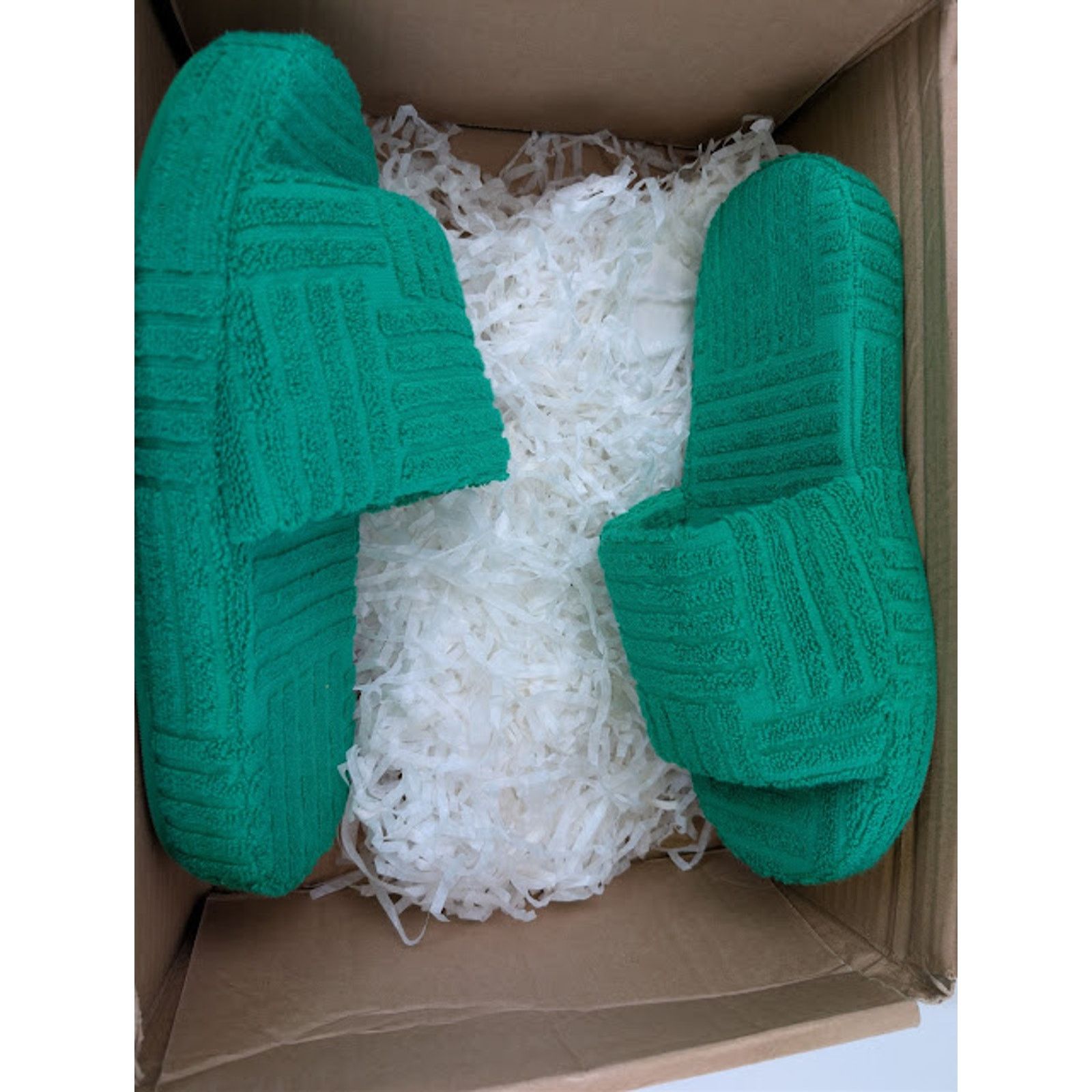 Bottega Veneta o1rshd1 Resort Geometric Sponge Slide Sandal in Grass Size US 8 / EU 41 - 20 Thumbnail