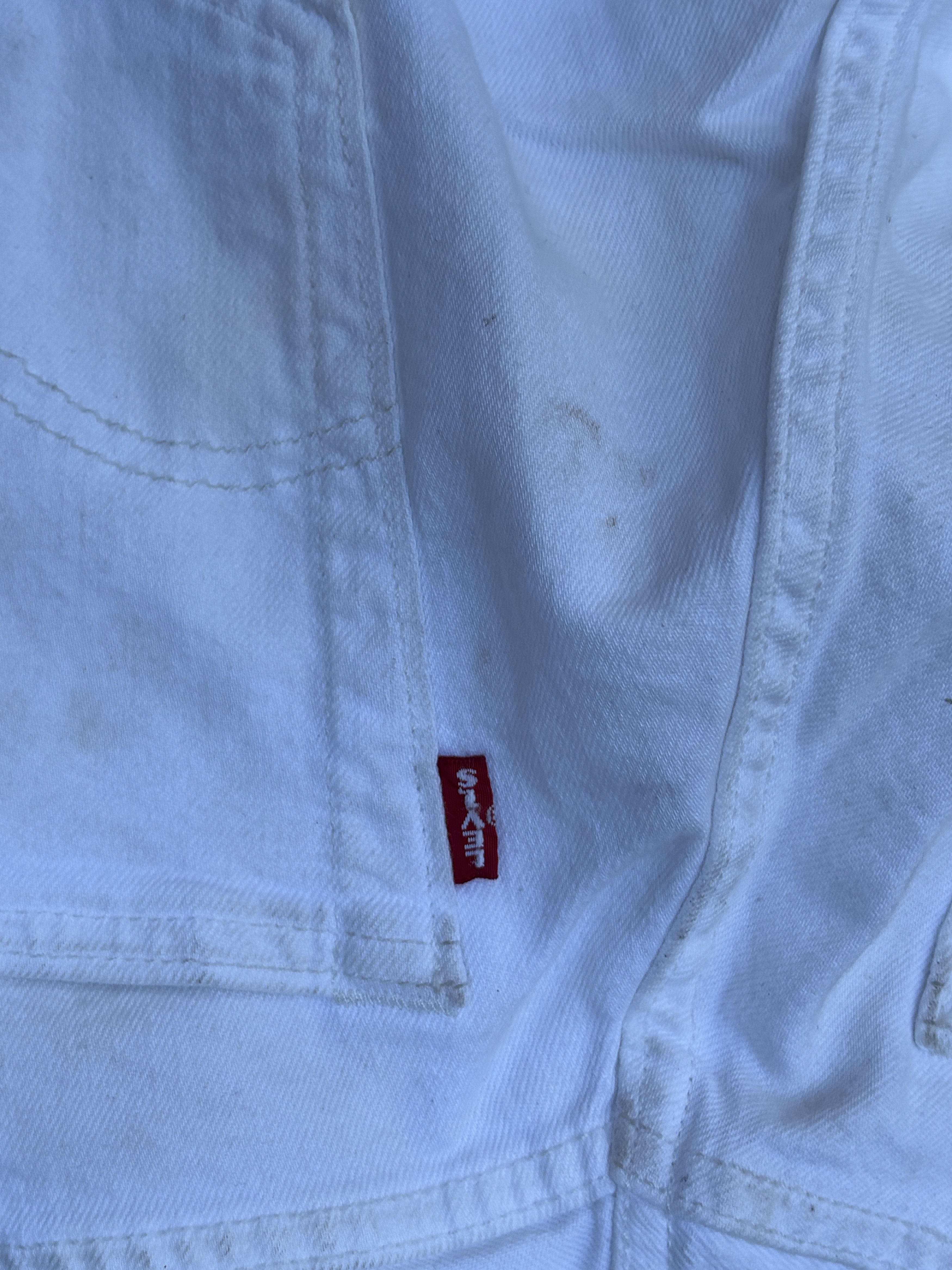 Levi's Vintage Levis 501 - WHITE Size US 32 / EU 48 - 7 Thumbnail