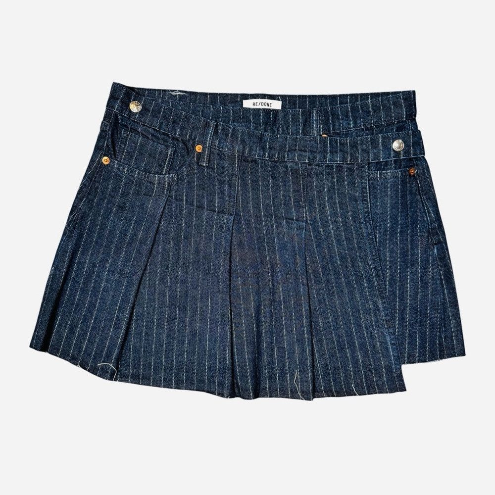 RE/DONE NWT New $250 RE/DONE Tennis Wrap Skirt Size 28 Size 28" / US 6 / IT 42 - 3 Thumbnail