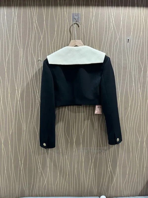 Miu Miu Miu Miu Black Wool Women's Jacket . Size M / US 6-8 / IT 42-44 - 2 Thumbnail