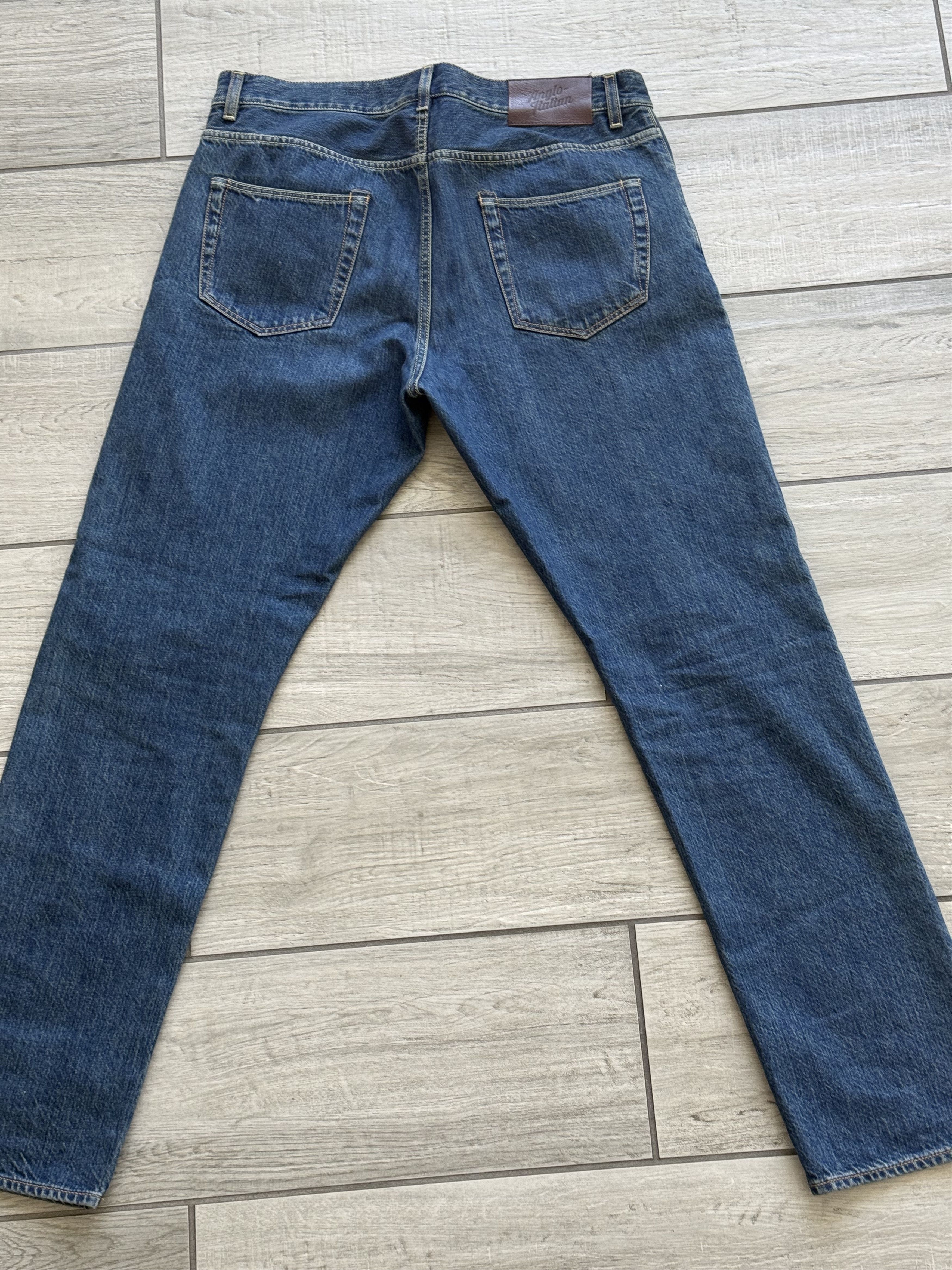 Anglo-Italian Anglo-Italian Denim Dark Wash Mk. I Size US 35 - 2 Thumbnail