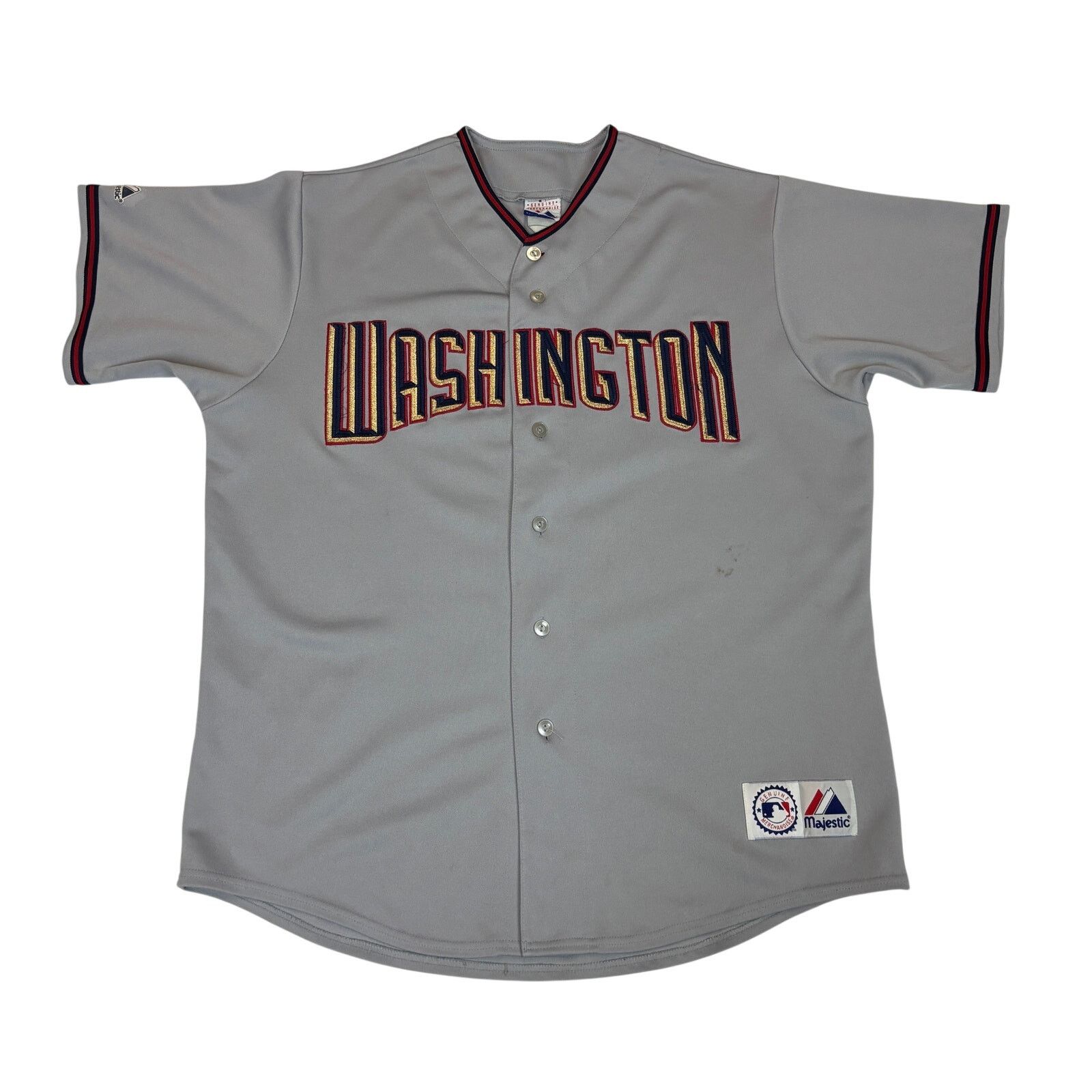 MLB × Majestic × Vintage Vintage Majestic Washington Nationals MLB Baseball Jersey Size US XXL / EU 58 / 5 - 1 Thumbnail