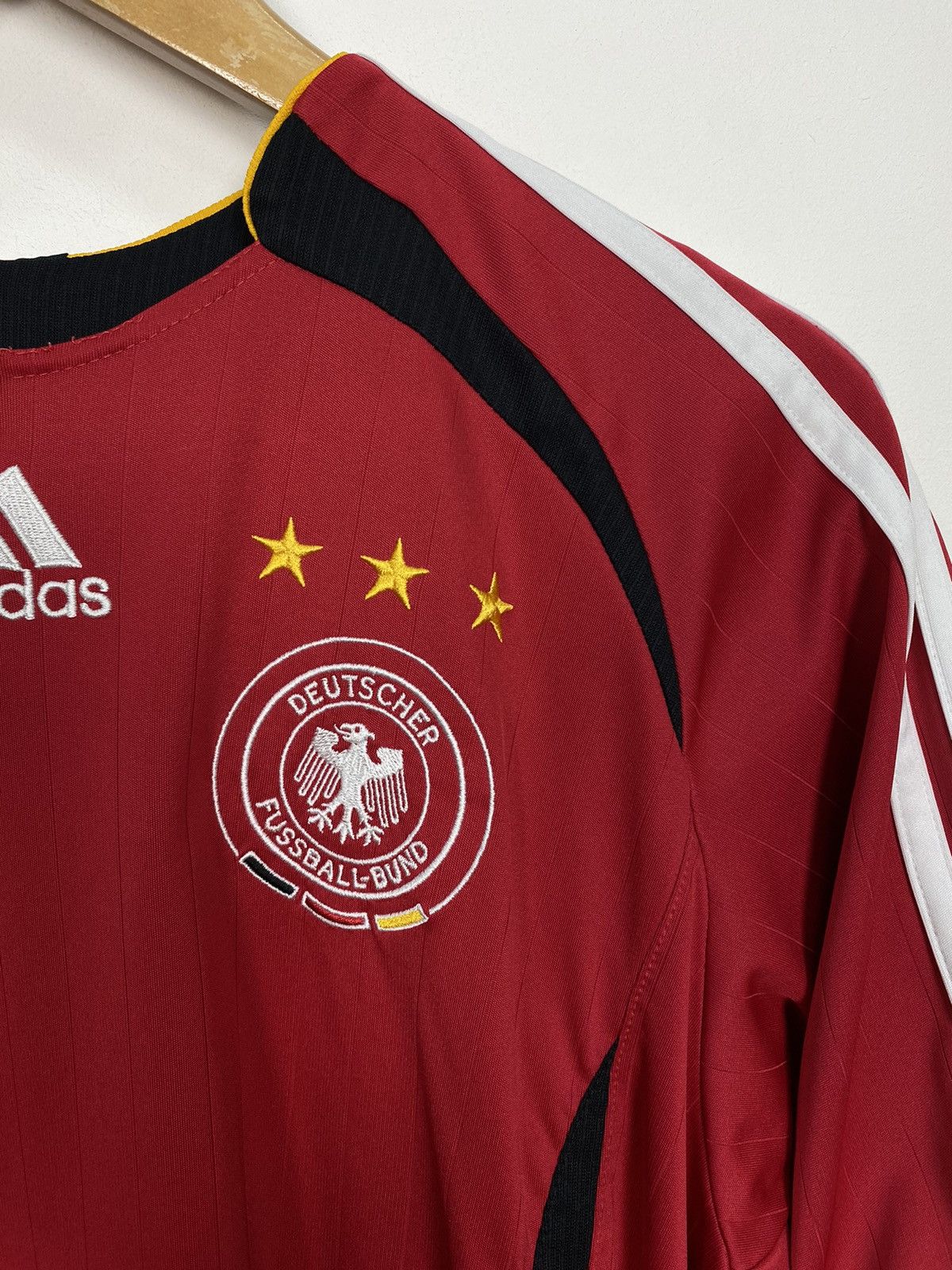 Vintage ADIDAS GERMANY FORMOTION MATCH WC 2006 Schweinsteiger Jersey Size US XL / EU 56 / 4 - 6 Thumbnail