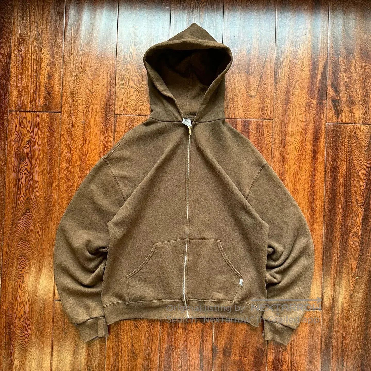 Vintage Russell Vintage 00s Zip Hoodie. Size US S / EU 44-46 / 1 - 1 Thumbnail