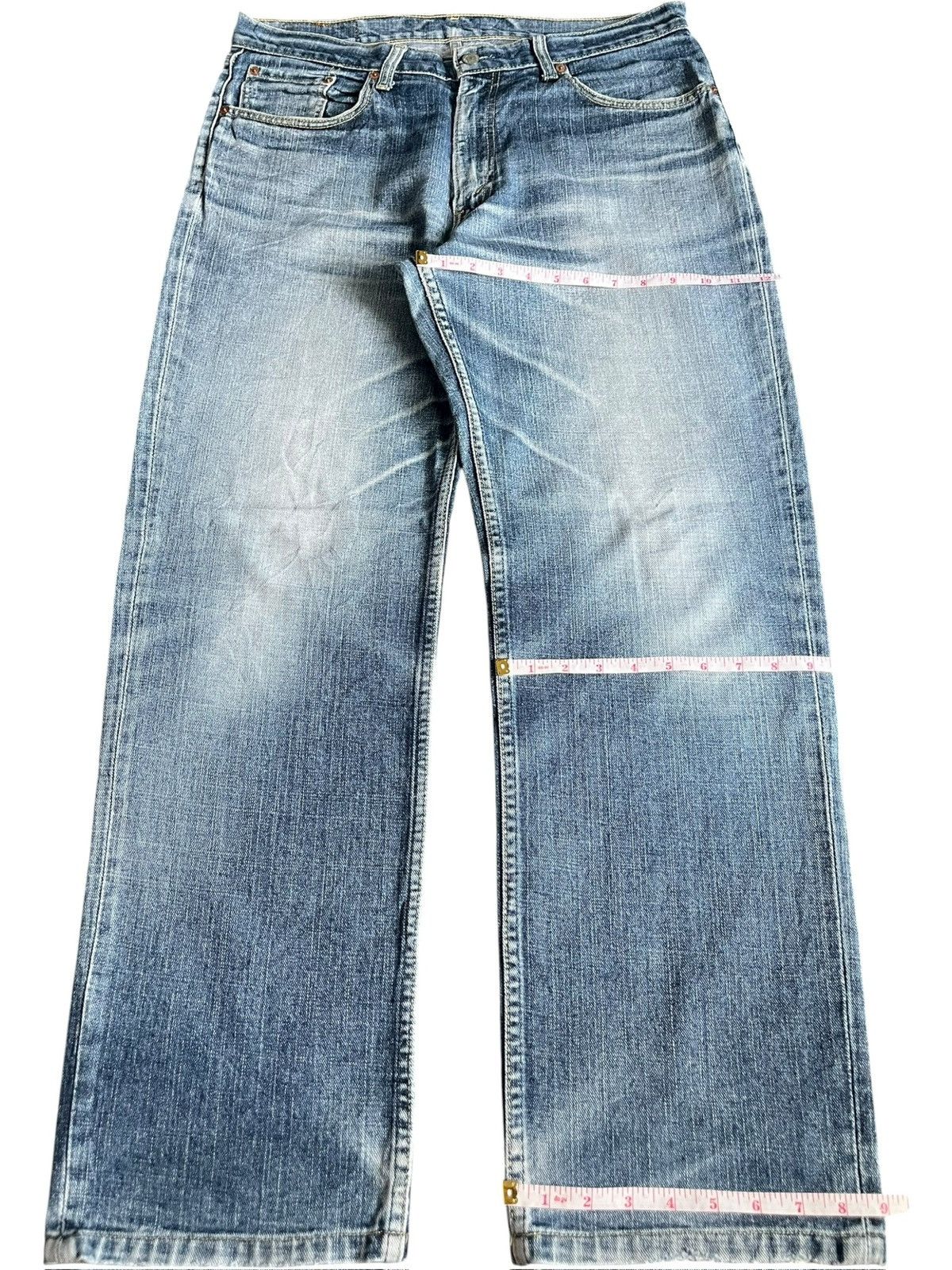 Levi's Vintage 90s Levis 533 Faded Wash Distress Baggy Jeans Size US 35 - 8 Thumbnail