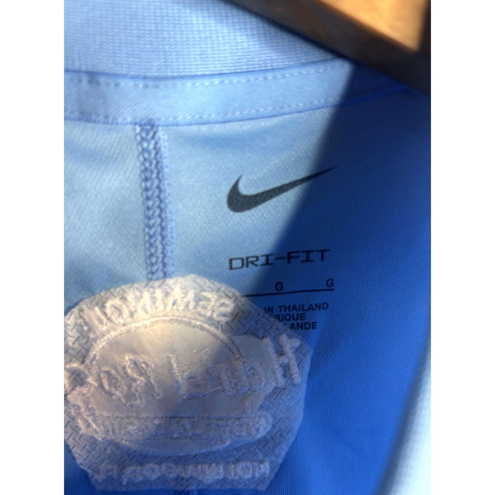 Nike Nike Dri-FIT Polo Shirt Mens L Blue Golf 90s? 00s? Size US L / EU 52-54 / 3 - 5 Thumbnail