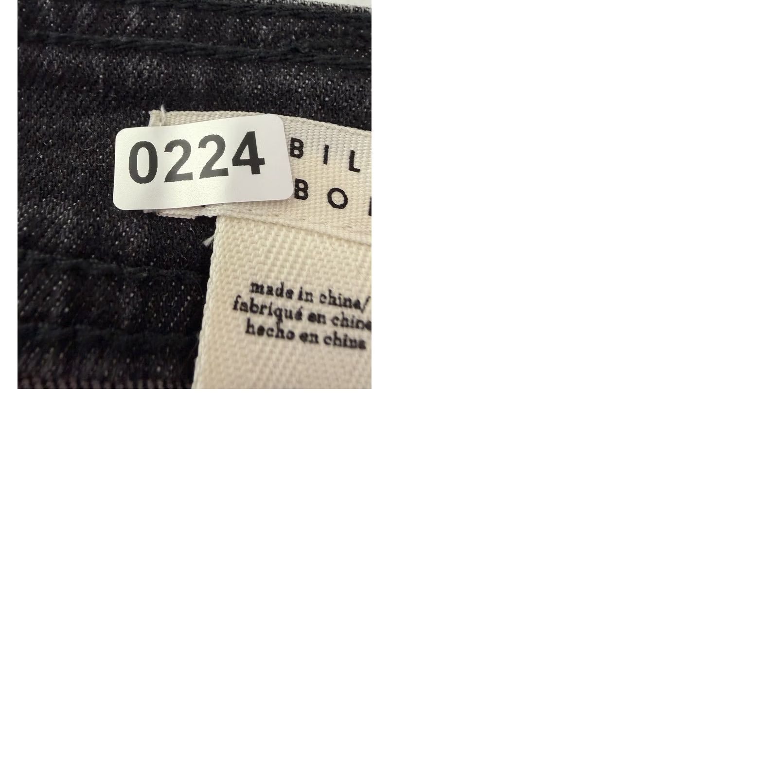 Billabong Billabong Jeans Womens 29 Cropped Wide-Leg Raw Hem Black Denim 29" Inseam Stretch High Rise Size 29" - 9 Thumbnail