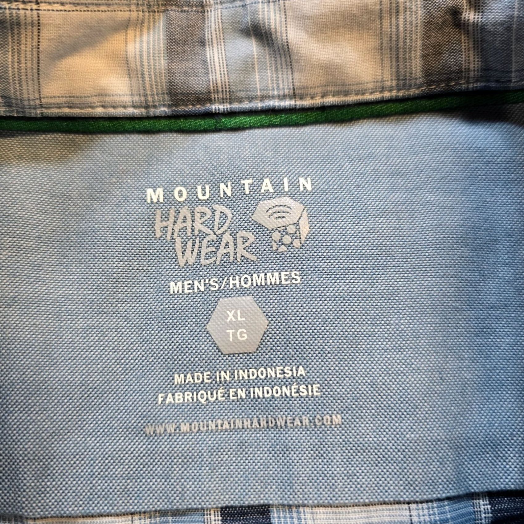 Mountain Hardwear Mountain Hardwear Shirt Mens XL Blue Plaid Button Long Sleeve Hiking Outdoors Size US XL / EU 56 / 4 - 3 Thumbnail