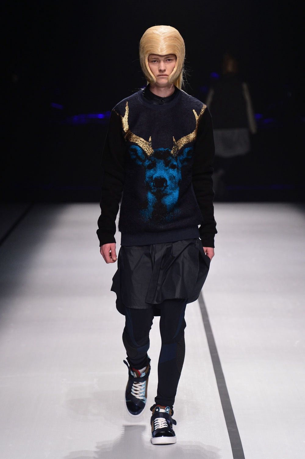 Yoshio Kubo Archive Yoshio Kubo F/W14 Collection Deer Print Sweatshirt Size US S / EU 44-46 / 1 - 1 Thumbnail