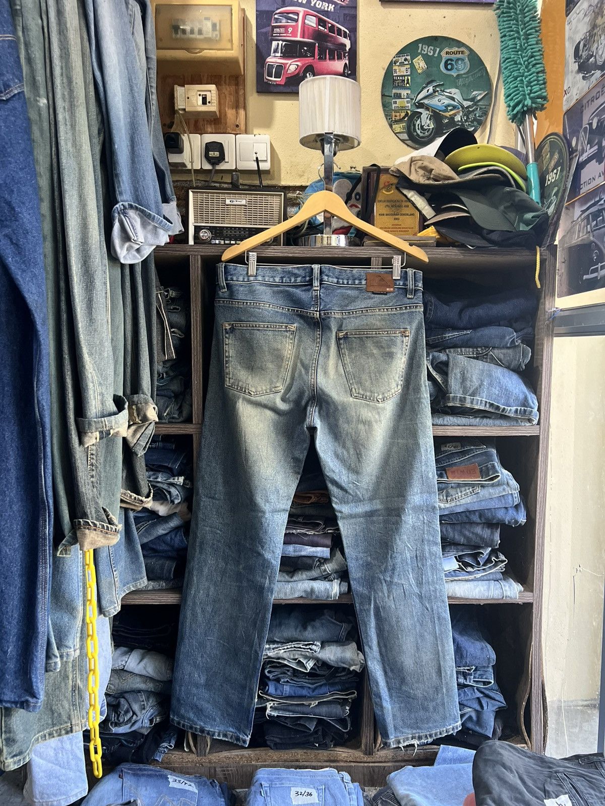 Quiksilver 🔥Rare Quiksilver Distressed Denim Size US 35 - 3 Thumbnail