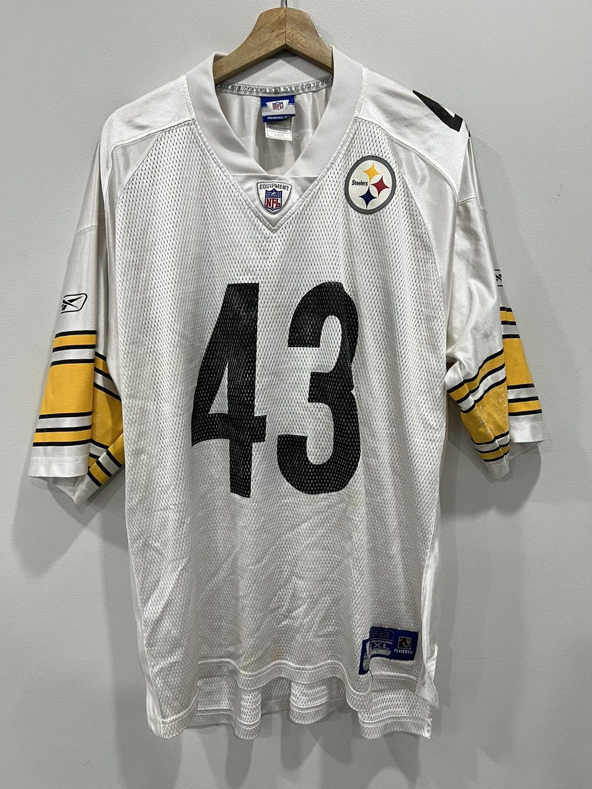 Vintage Reebok Pittsburgh Steelers Polamalu Football jersey Size US XL / EU 56 / 4 - 1 Thumbnail