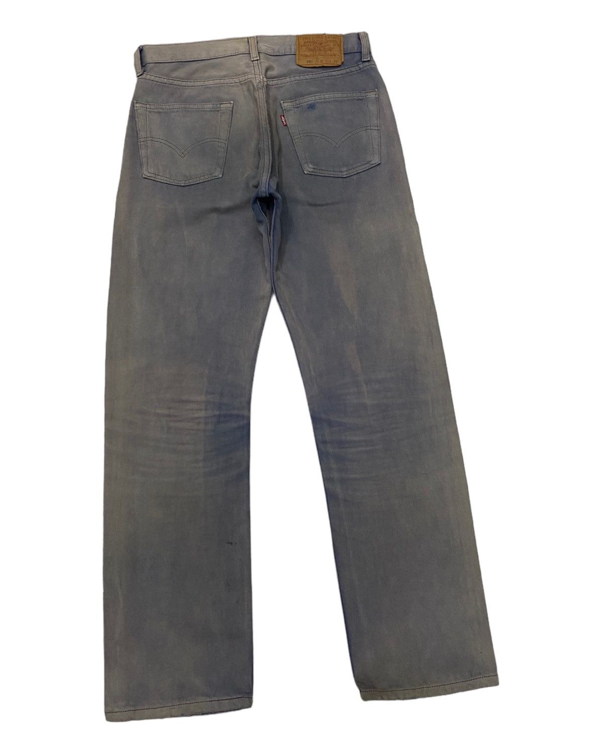 Levi's 🔥LEVIS 501 BLUE ACID WASH VINTAGE DISTRESSED DENIM JEANS Size US 30 / EU 46 - 4 Thumbnail