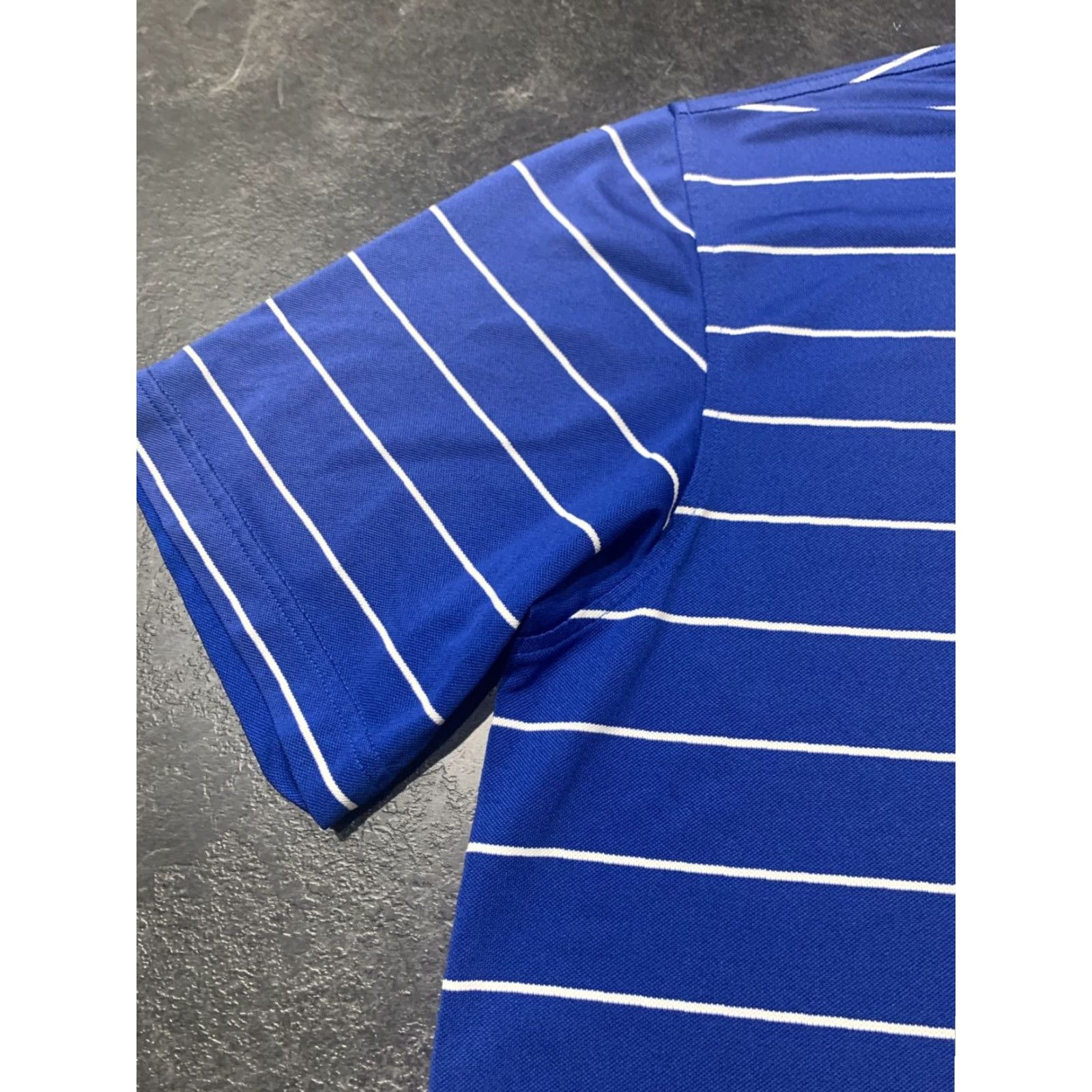 Peter Millar Peter Millar E4 Summer Comfort Golf Polo Men L Blue Gradient Striped Stretch Size US L / EU 52-54 / 3 - 7 Thumbnail